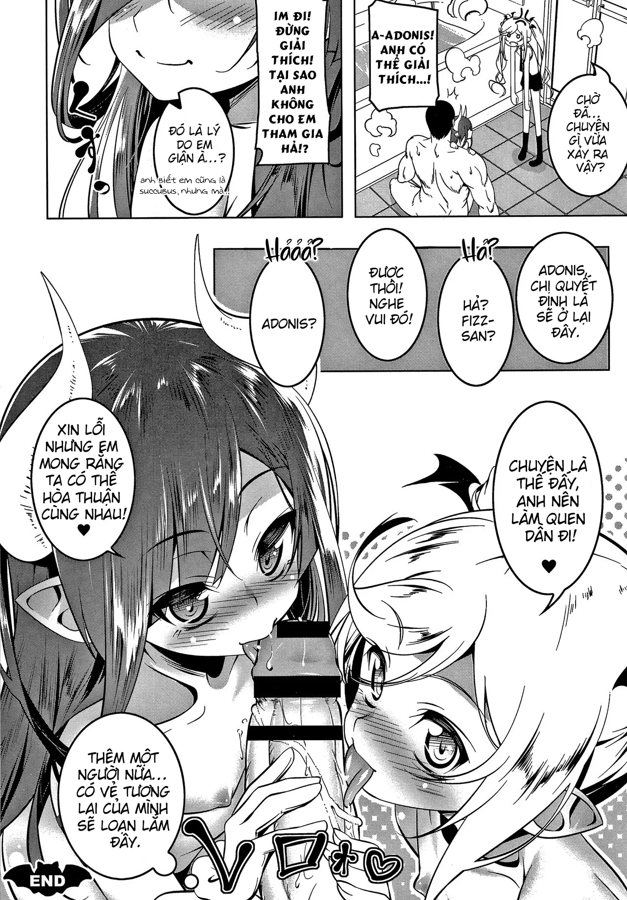 HentaiVN.net - Ảnh 25 - nhà có 5 nàng succubus [love petit gate] - Chap 2