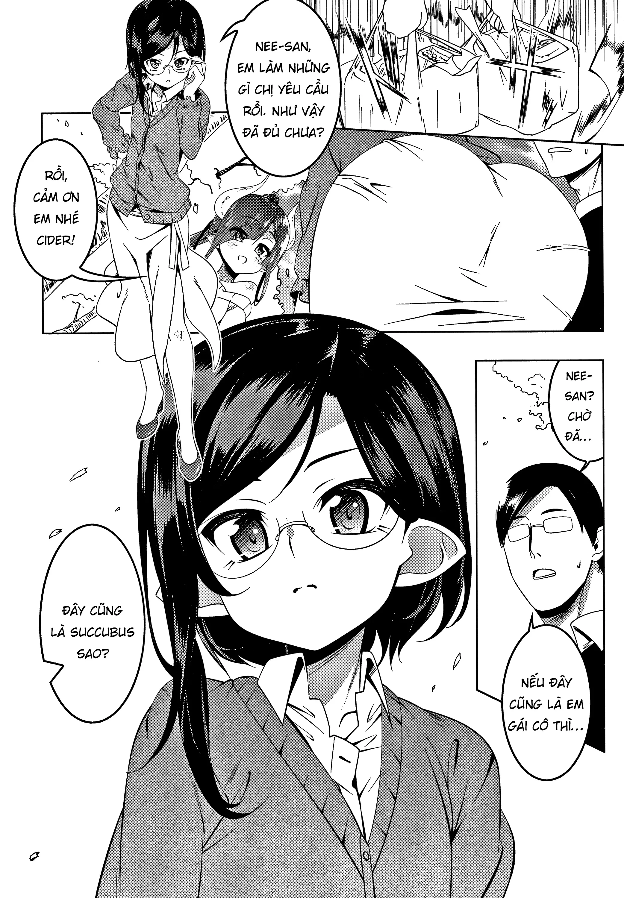 HentaiVN.net - Ảnh 3 - nhà có 5 nàng succubus [love petit gate] - Chap 3