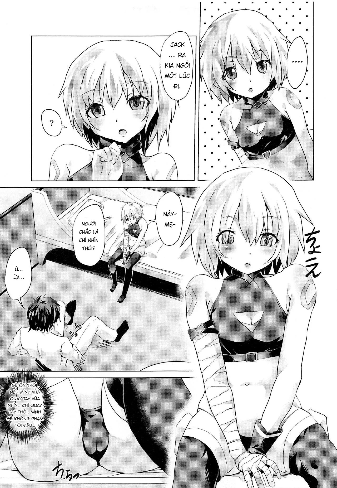 HentaiVN.net - Ảnh 4 - Muchi Na Jack-Chan Ni Seiyoku Shori O Tanomikonde Mita - Oneshot