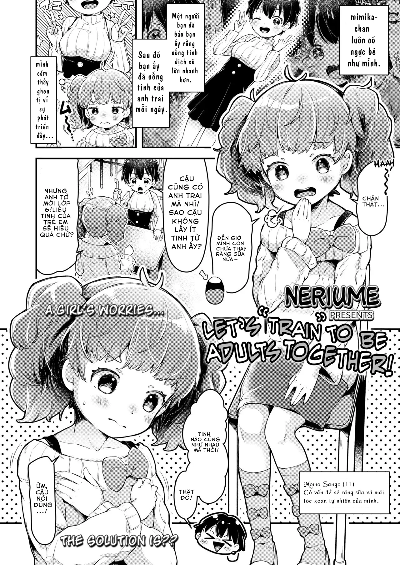 HentaiVN.net - Ảnh 4 - Issho ni Otona Training! [Let's Train to be Adults Together!] - Oneshot