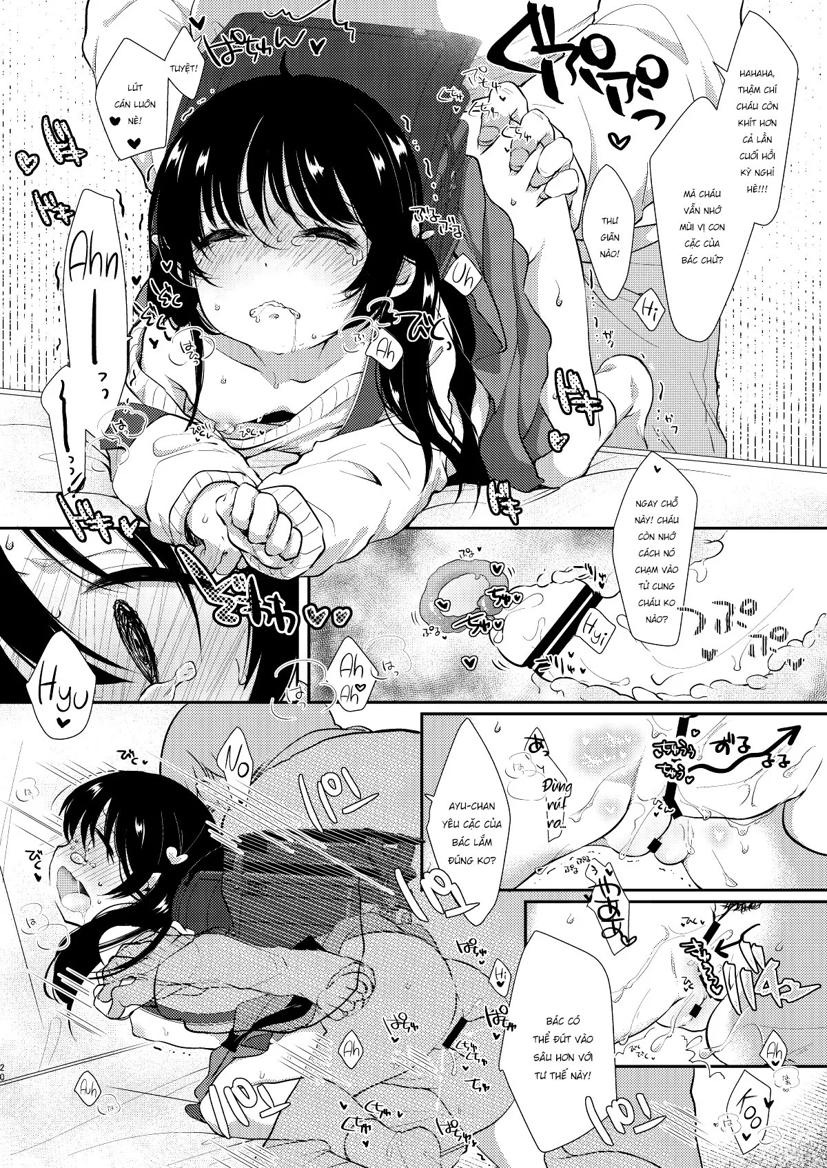 HentaiVN.net - Ảnh 19 - Kỳ nghỉ hè của Ayumi-chan! [Ayumi no Kyuujitsu wa Oji-chan to…] - Oneshot
