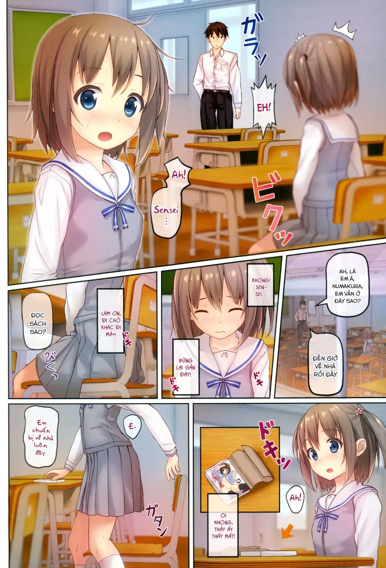HentaiVN.net - Ảnh 4 - Bí mật sau giờ học [Houkago no Naisho; 放課後のないしょ] - Chap 1