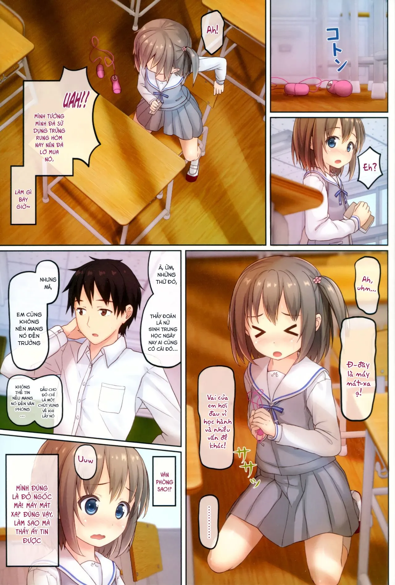 HentaiVN.net - Ảnh 5 - Bí mật sau giờ học [Houkago no Naisho; 放課後のないしょ] - Chap 1