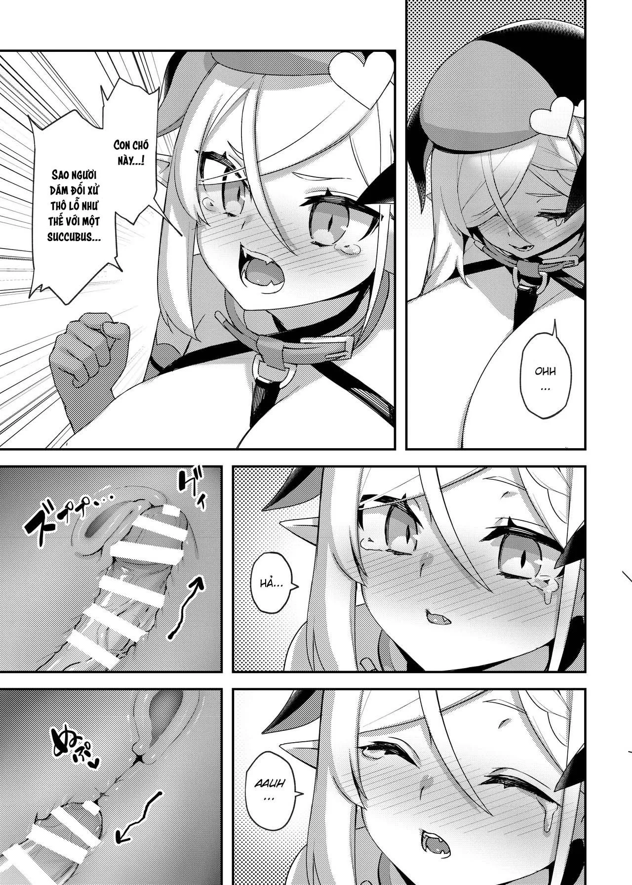 HentaiVN.net - Ảnh 14 - Bé loli succubus và bộ ngực siêu to khồng lồ [Super Busty Succuloli; Tonikaku Loli Chounyuu Succubus-chan] - Oneshot