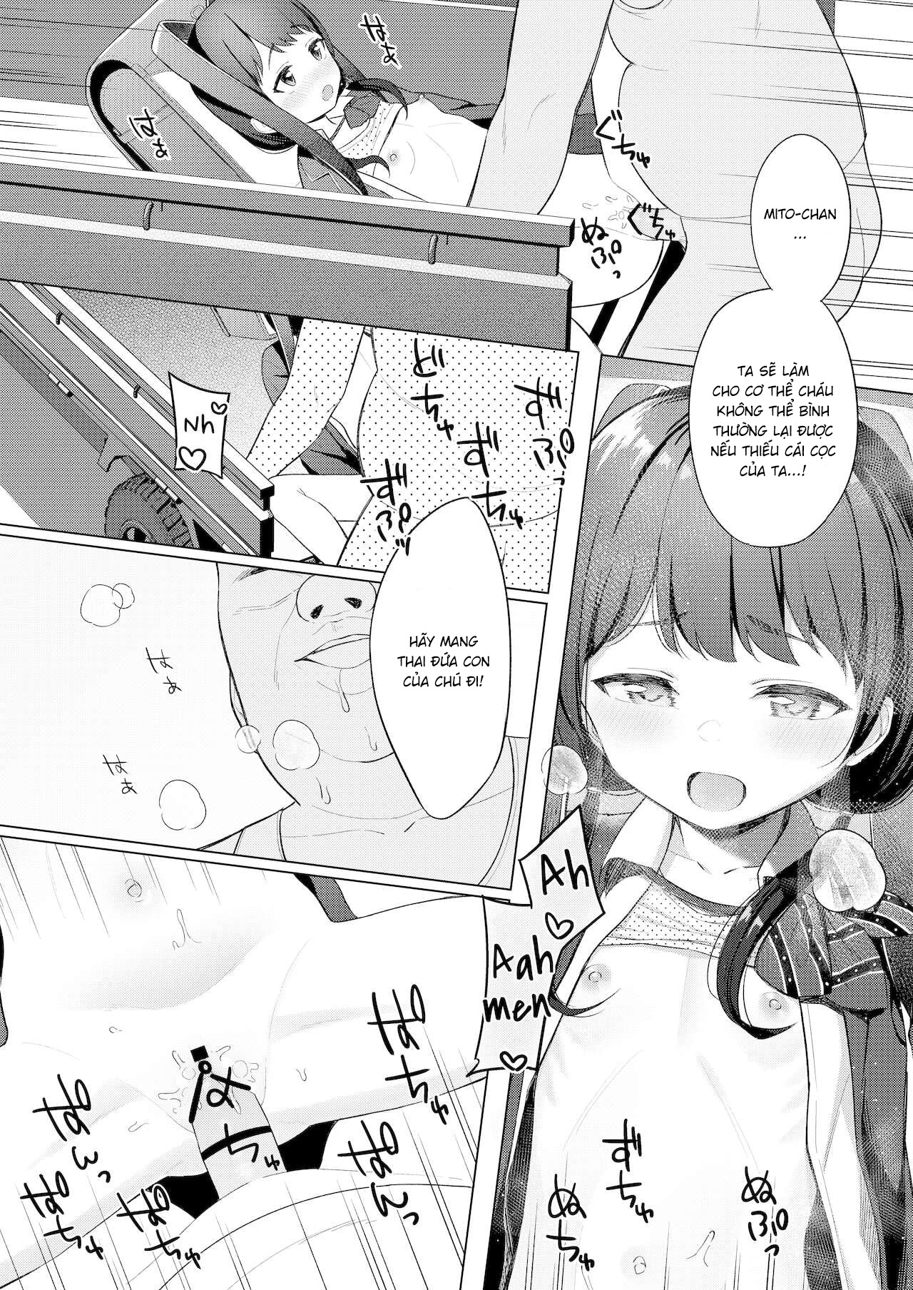 HentaiVN.net - Ảnh 11 - Mito-chan và ông chú bán cọc [Mito to Sao Oji] - Oneshot