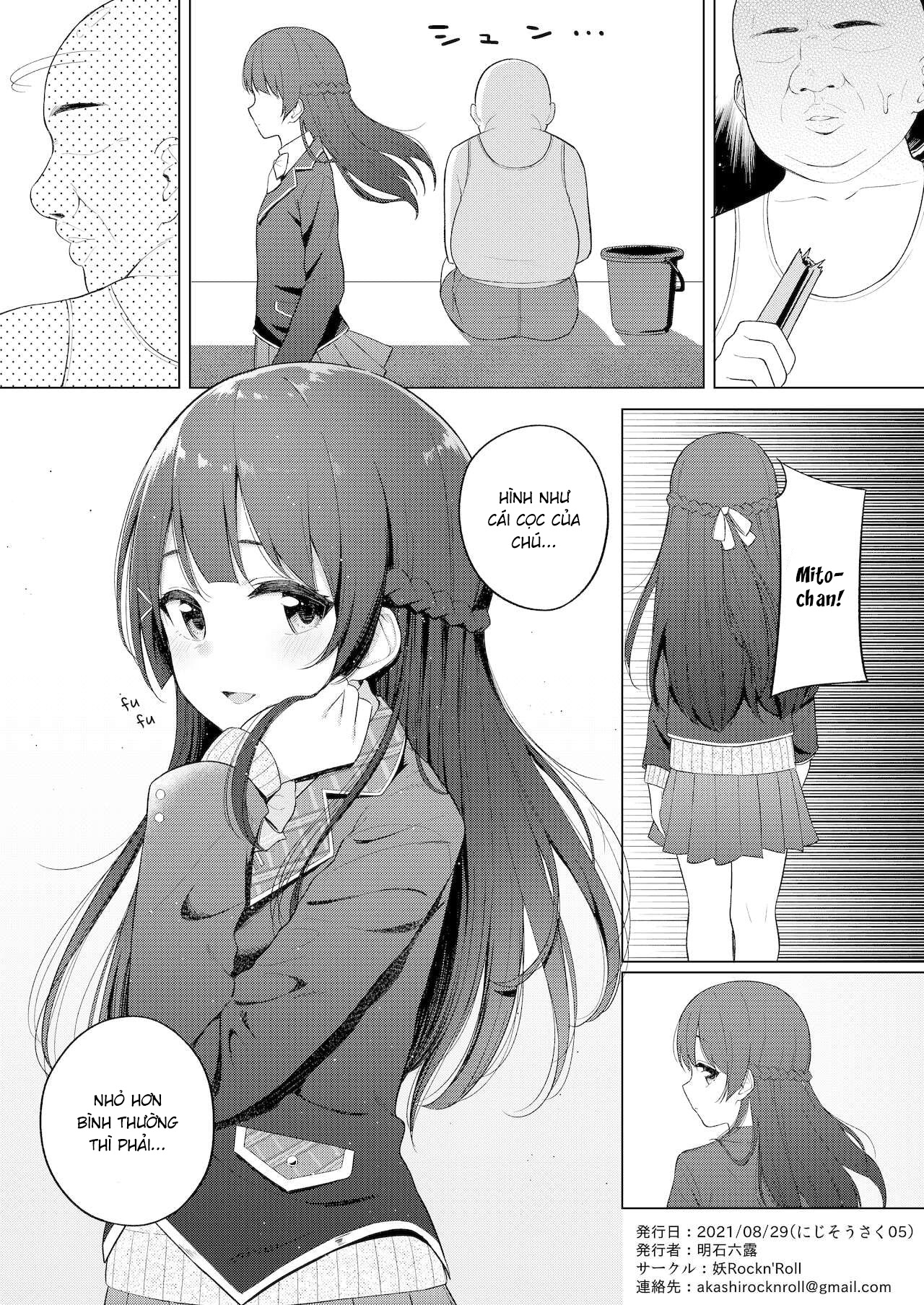 HentaiVN.net - Ảnh 14 - Mito-chan và ông chú bán cọc [Mito to Sao Oji] - Oneshot