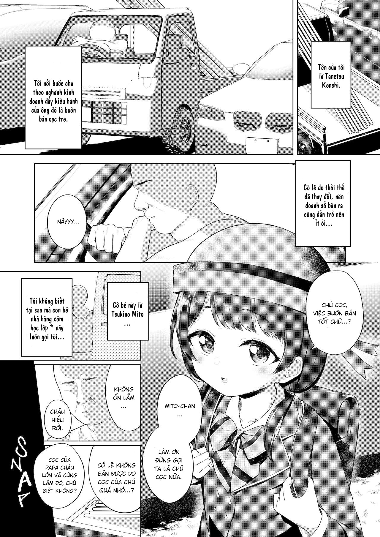 HentaiVN.net - Ảnh 3 - Mito-chan và ông chú bán cọc [Mito to Sao Oji] - Oneshot