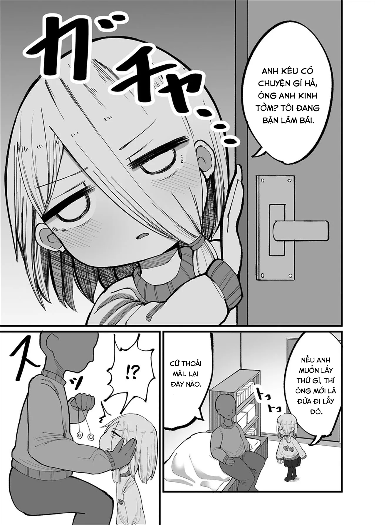 HentaiVN.net - Ảnh 3 - Thằng anh khốn nạn dám ...thôi miên... tôi [My Shitty Bro Put Me Under Hypnosis. Kuso Aniki ga Saimin toka Iidashita. ] - Oneshot