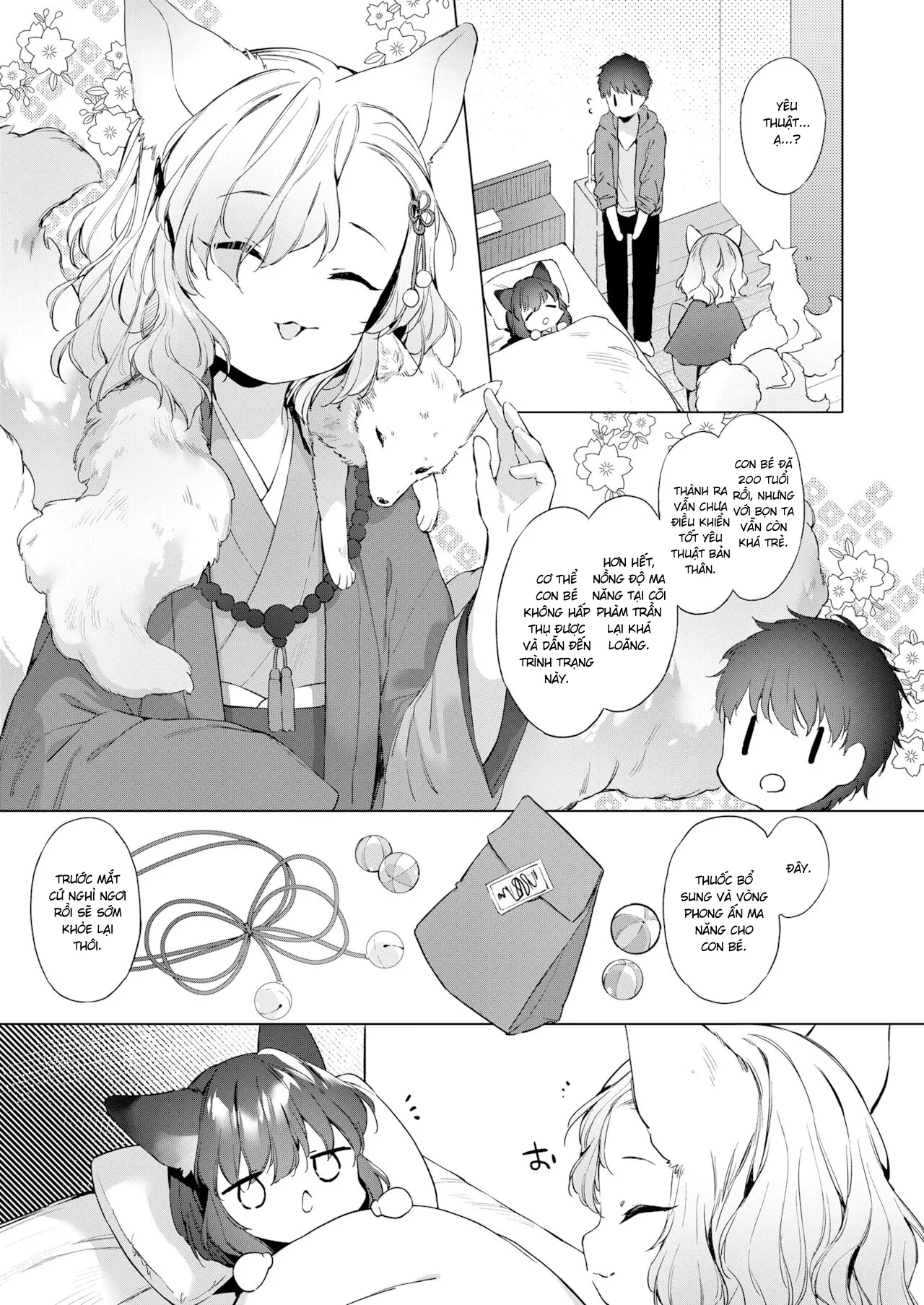HentaiVN.net - Ảnh 5 - Nàng Dâu Tai Cáo 200 Tuổi [200 Year Old Fox Girl and Her Happily Married Life, Yowai 200 Chai Okitsune-chan to Oshidori Fuufu Seikatsu] - Chương 2