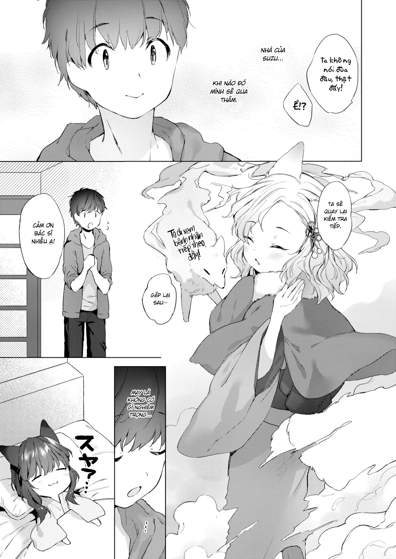 HentaiVN.net - Ảnh 7 - Nàng Dâu Tai Cáo 200 Tuổi [200 Year Old Fox Girl and Her Happily Married Life, Yowai 200 Chai Okitsune-chan to Oshidori Fuufu Seikatsu] - Chương 2