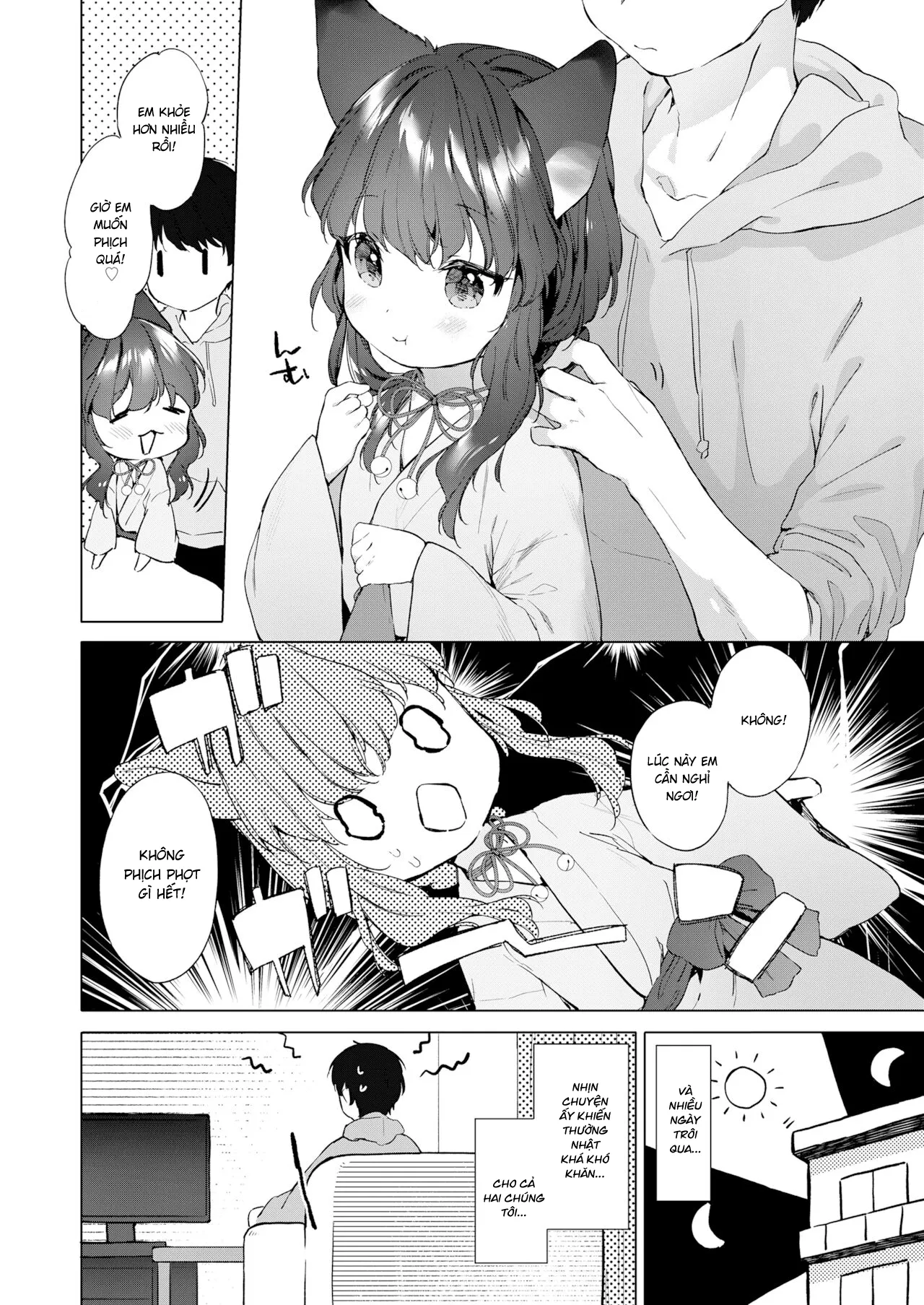 HentaiVN.net - Ảnh 8 - Nàng Dâu Tai Cáo 200 Tuổi [200 Year Old Fox Girl and Her Happily Married Life, Yowai 200 Chai Okitsune-chan to Oshidori Fuufu Seikatsu] - Chương 2