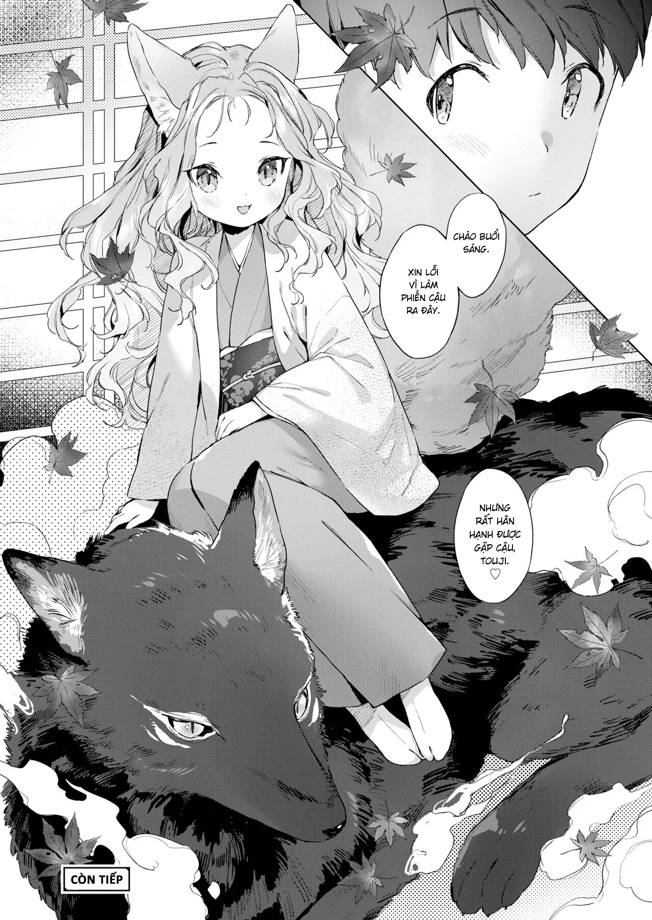 HentaiVN.net - Ảnh 26 - Nàng Dâu Tai Cáo 200 Tuổi [200 Year Old Fox Girl and Her Happily Married Life, Yowai 200 Chai Okitsune-chan to Oshidori Fuufu Seikatsu] - Chương 3