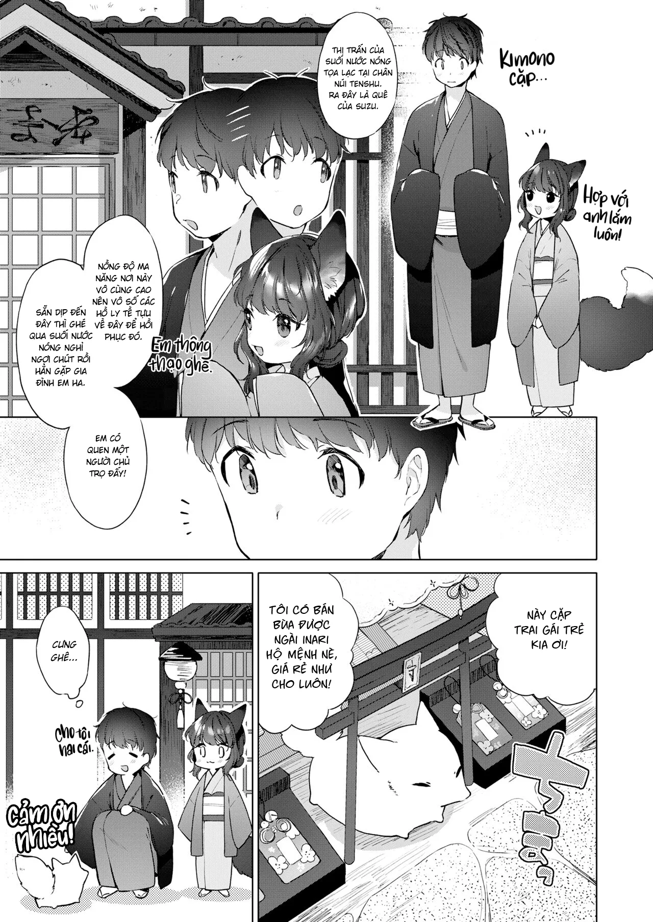 HentaiVN.net - Ảnh 3 - Nàng Dâu Tai Cáo 200 Tuổi [200 Year Old Fox Girl and Her Happily Married Life, Yowai 200 Chai Okitsune-chan to Oshidori Fuufu Seikatsu] - Chương 3
