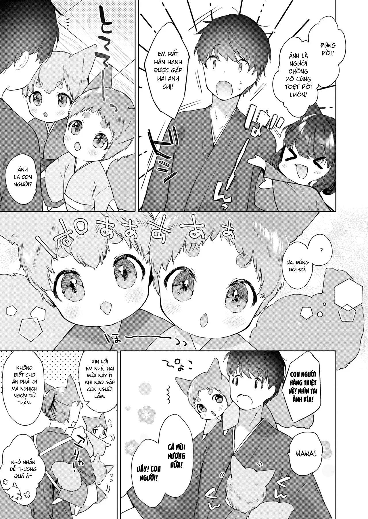 HentaiVN.net - Ảnh 5 - Nàng Dâu Tai Cáo 200 Tuổi [200 Year Old Fox Girl and Her Happily Married Life, Yowai 200 Chai Okitsune-chan to Oshidori Fuufu Seikatsu] - Chương 3