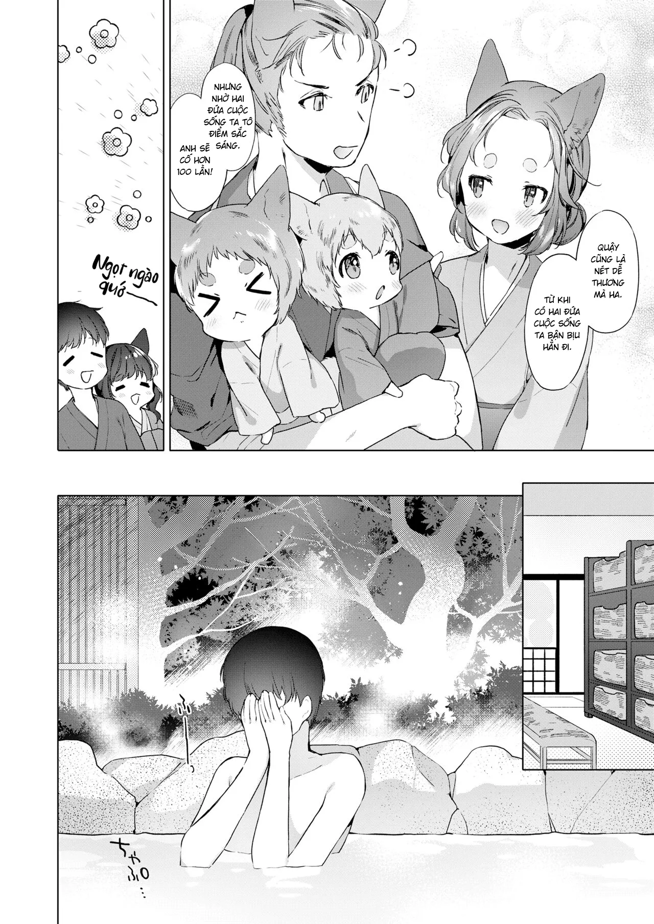 HentaiVN.net - Ảnh 6 - Nàng Dâu Tai Cáo 200 Tuổi [200 Year Old Fox Girl and Her Happily Married Life, Yowai 200 Chai Okitsune-chan to Oshidori Fuufu Seikatsu] - Chương 3