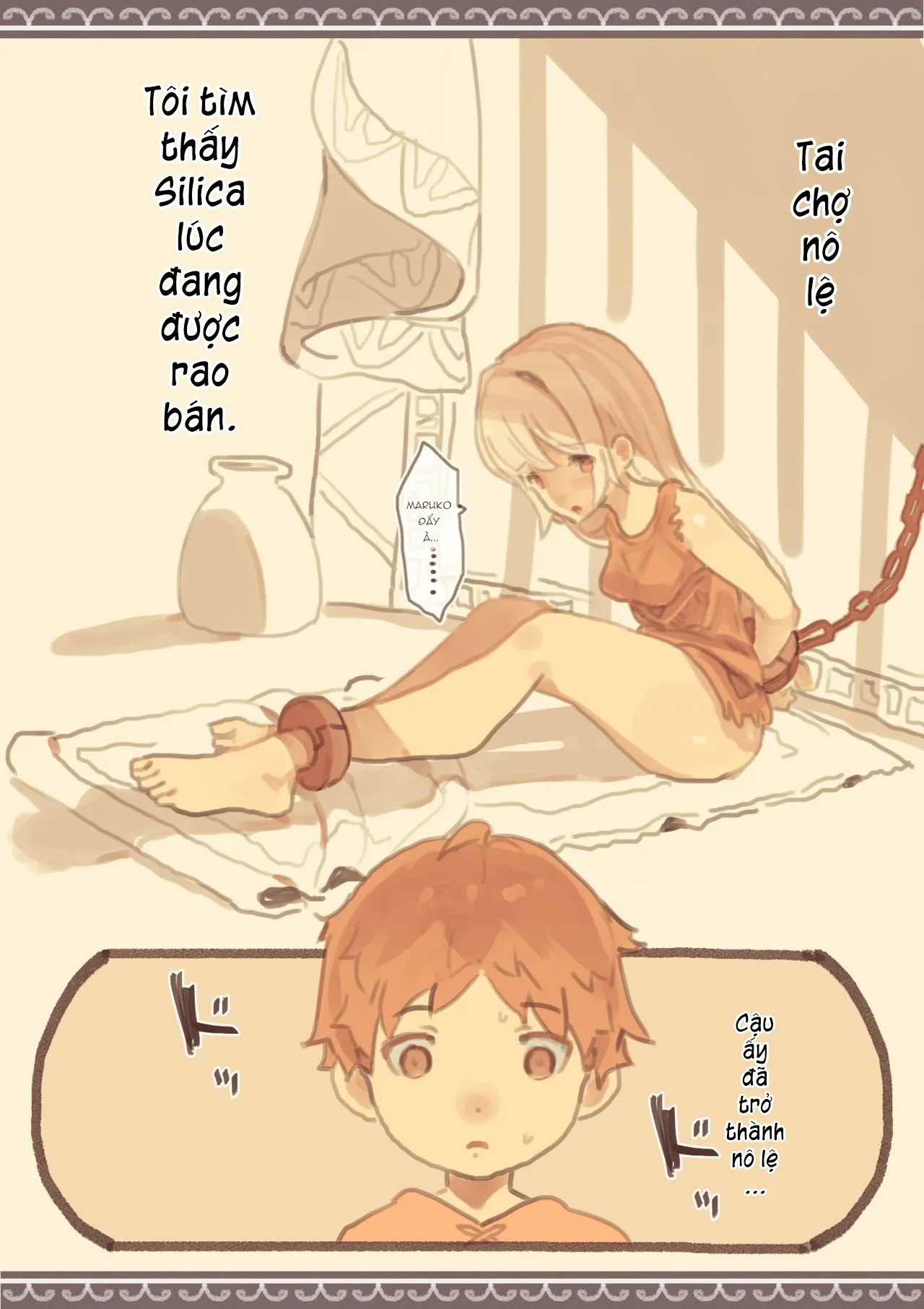 HentaiVN.net - Ảnh 4 - Bạn thơ ấu là nô lệ của tôi [Tomodachi ga Dorei Ichiba ni Urareteta, My Friend was Sold into the Slave Market] - Chap 1