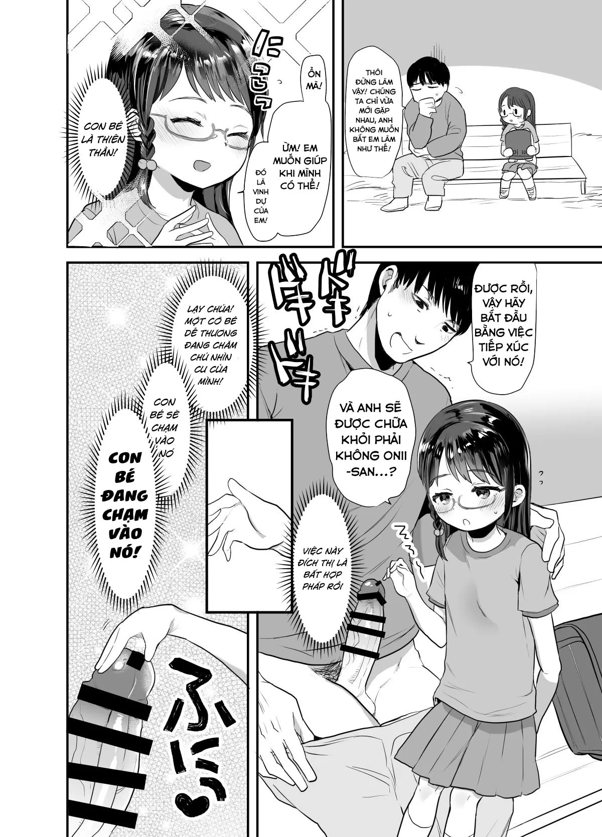 HentaiVN.net - Ảnh 3 - Kẻ săn mồi đội lốt bé loli ngây thơ [Otonashisou na Ko ni Te o Dashite Gyaku ni Moteasobareru Hanashi; 大人しそうな子に手を出して逆に弄ばれる話] - Oneshot