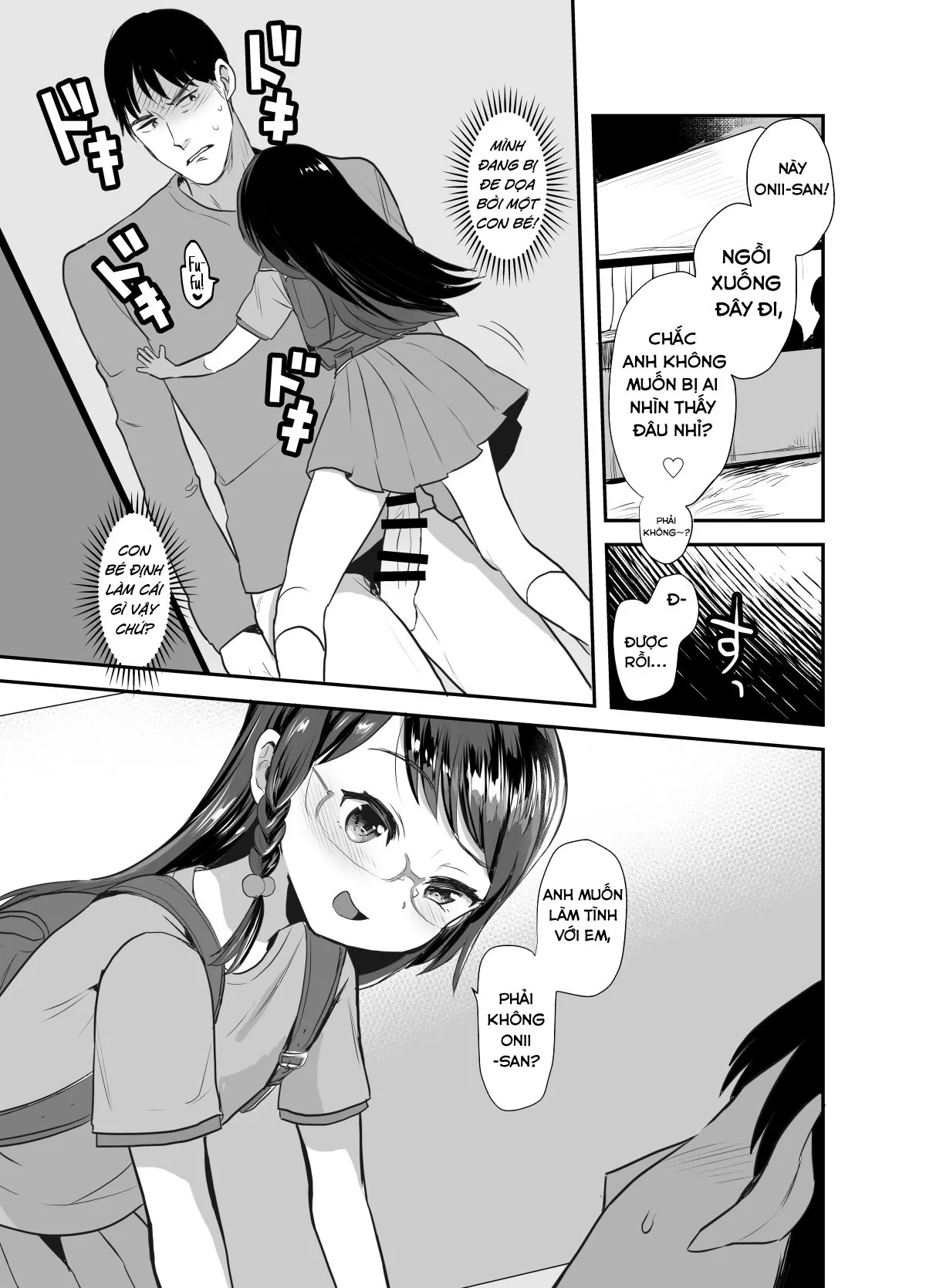 HentaiVN.net - Ảnh 8 - Kẻ săn mồi đội lốt bé loli ngây thơ [Otonashisou na Ko ni Te o Dashite Gyaku ni Moteasobareru Hanashi; 大人しそうな子に手を出して逆に弄ばれる話] - Oneshot