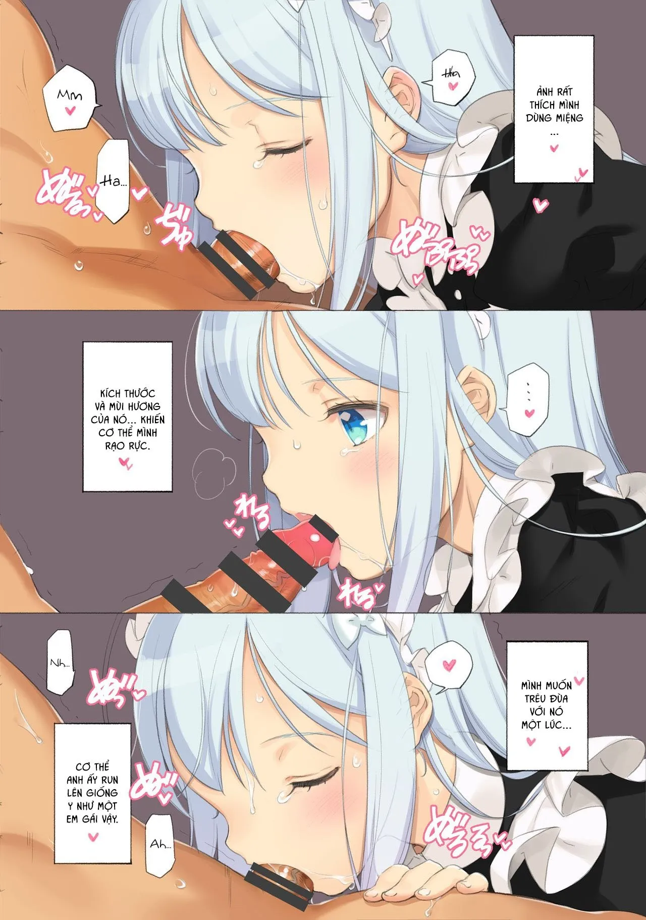 HentaiVN.net - Ảnh 15 - Trăng mật cùng các con vợ [Mitsugetsu no Osanazuma; Honeymoon with little wives] - Oneshot