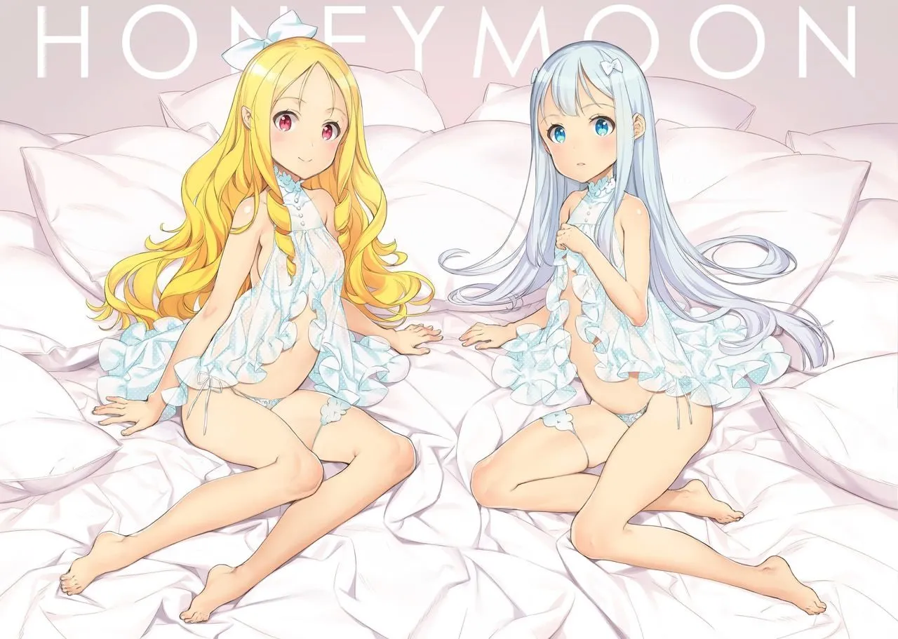 HentaiVN.net - Ảnh 4 - Trăng mật cùng các con vợ [Mitsugetsu no Osanazuma; Honeymoon with little wives] - Oneshot