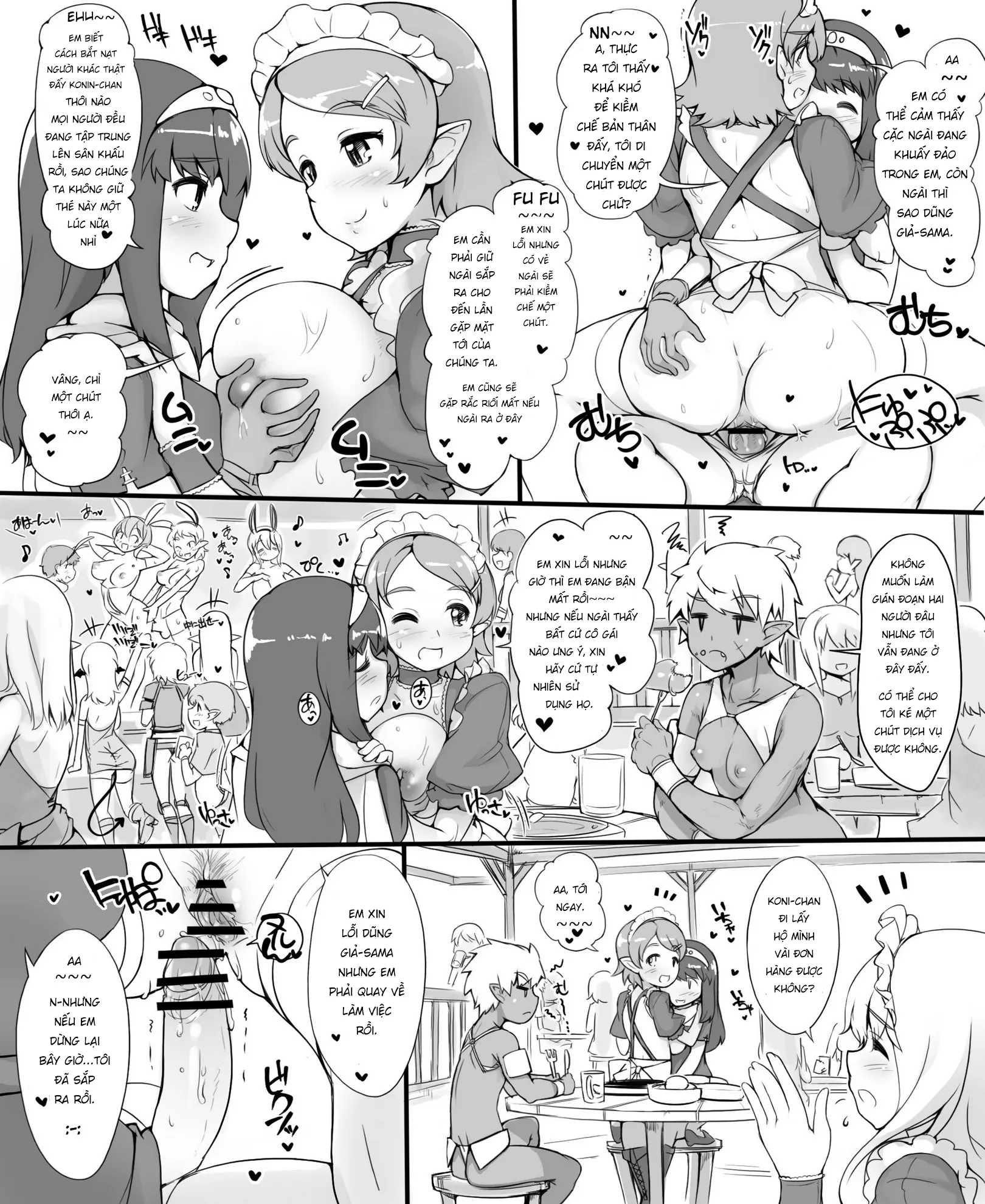 HentaiVN.net - Ảnh 10 - The Adventure of a Hero ~A Night at the Rousing Fairy Inn~ [Yuusha no Bouken Miwaku no Youseitei no Yoru] - Chap 1