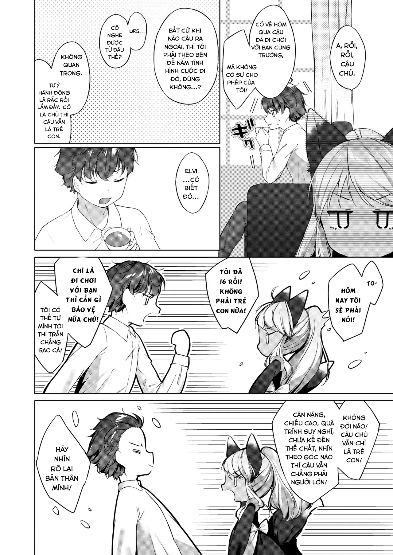 HentaiVN.net - Ảnh 4 - Kahogo Maid no Kokoro Ko Shirazu [An Overprotective Maid's Unknown Affection] - Oneshot
