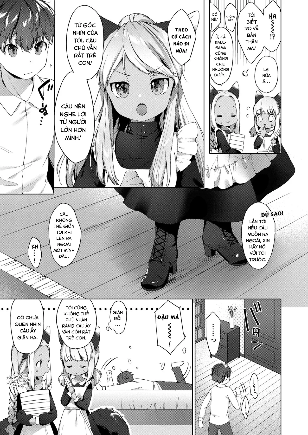 HentaiVN.net - Ảnh 5 - Kahogo Maid no Kokoro Ko Shirazu [An Overprotective Maid's Unknown Affection] - Oneshot