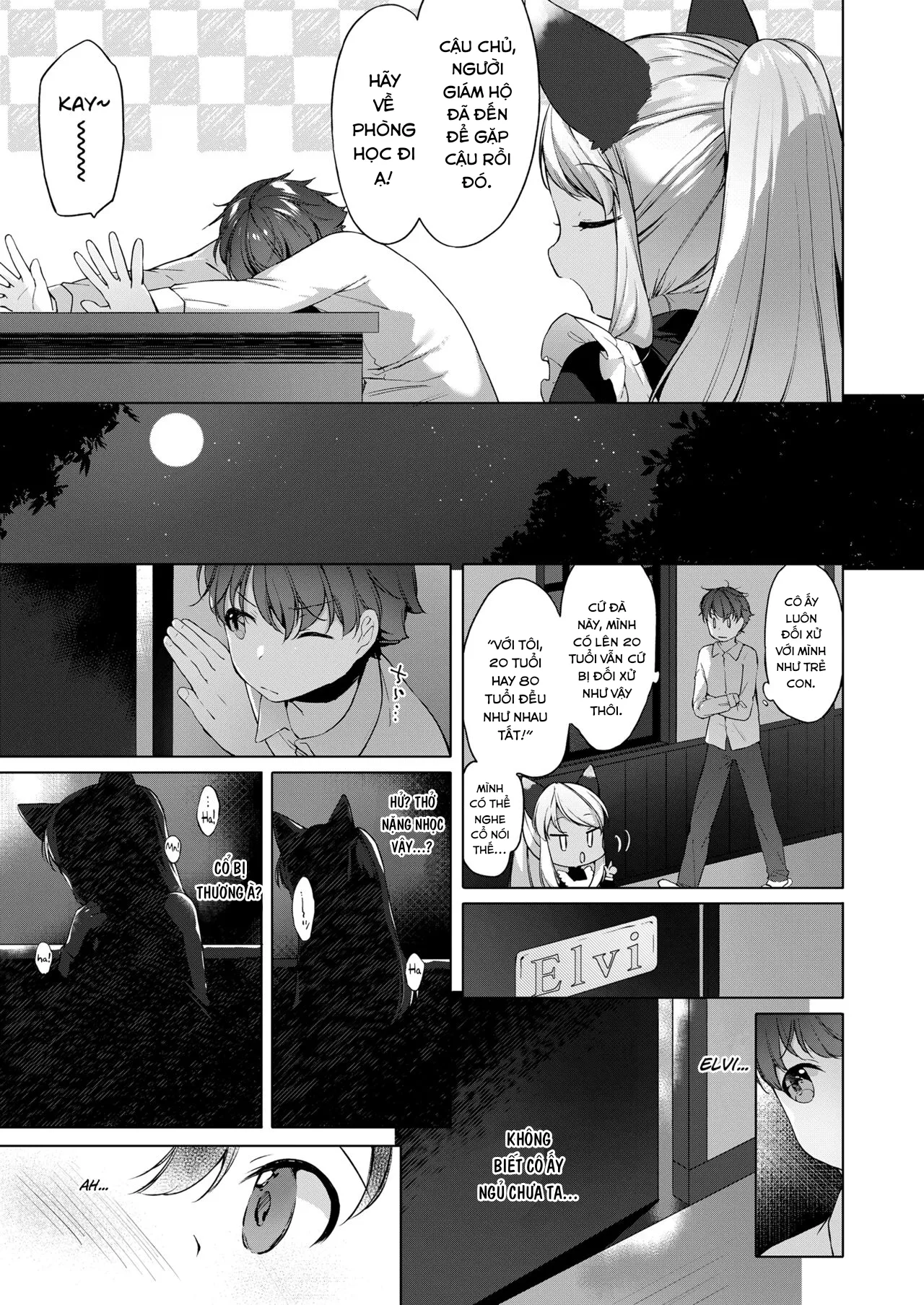 HentaiVN.net - Ảnh 7 - Kahogo Maid no Kokoro Ko Shirazu [An Overprotective Maid's Unknown Affection] - Oneshot