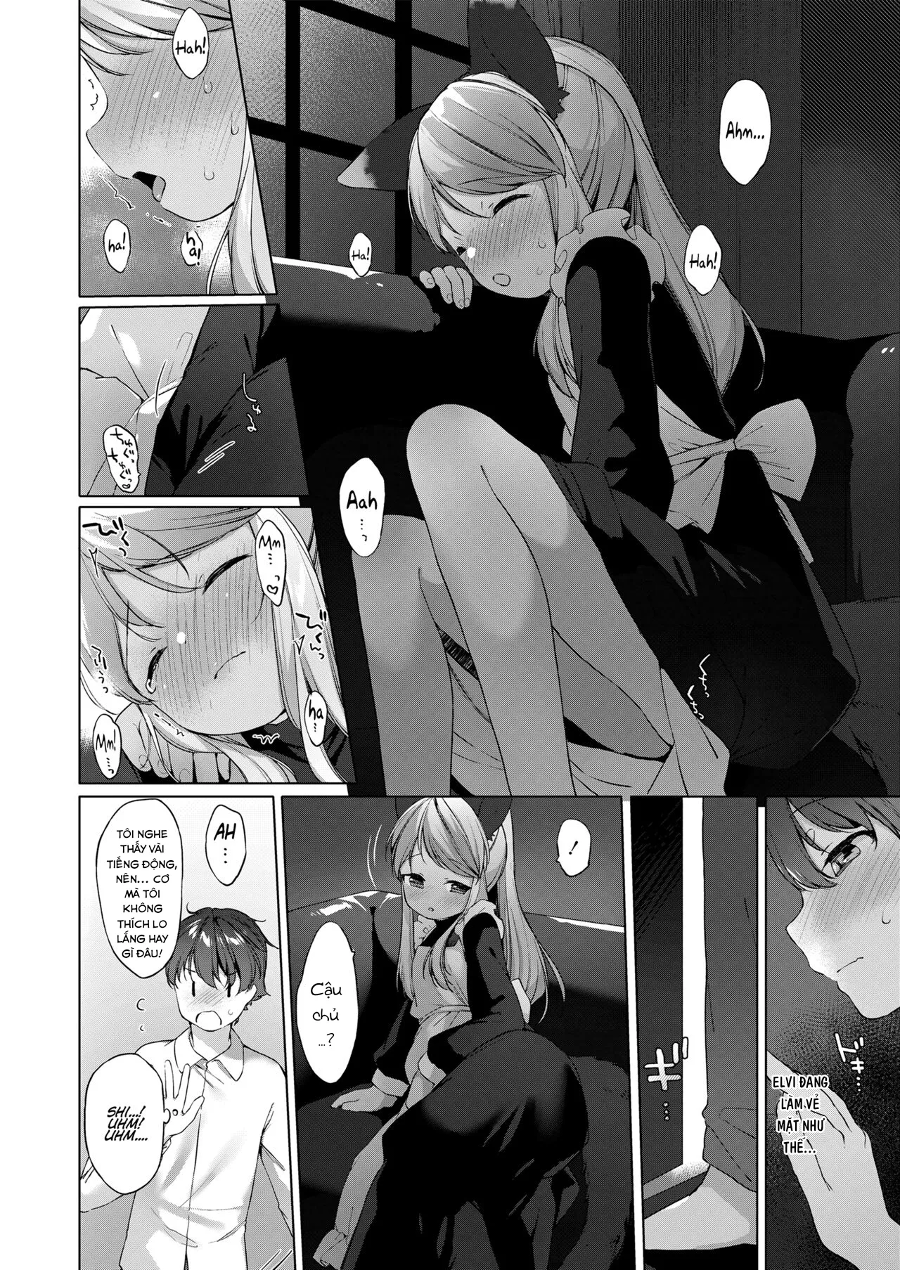 HentaiVN.net - Ảnh 8 - Kahogo Maid no Kokoro Ko Shirazu [An Overprotective Maid's Unknown Affection] - Oneshot