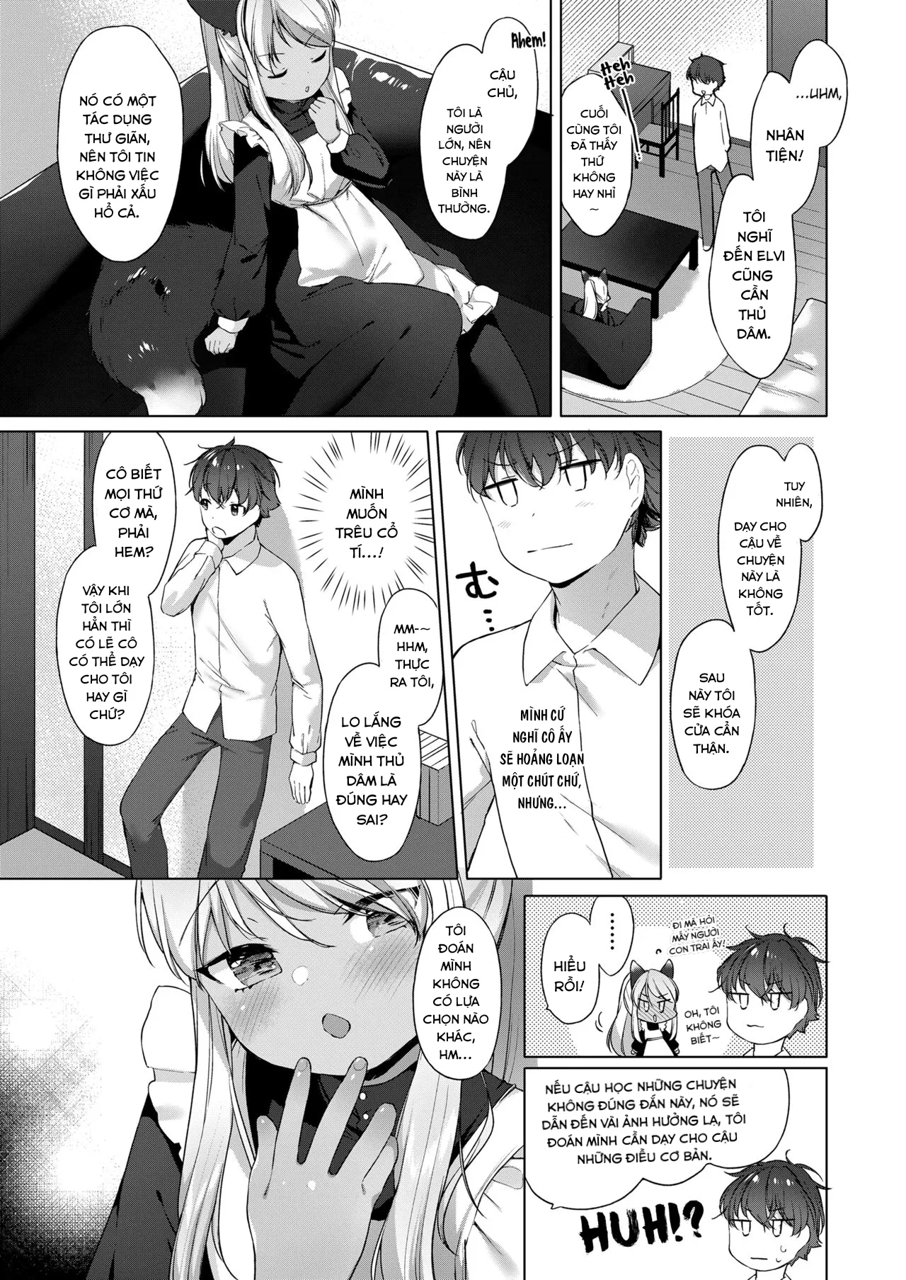 HentaiVN.net - Ảnh 9 - Kahogo Maid no Kokoro Ko Shirazu [An Overprotective Maid's Unknown Affection] - Oneshot