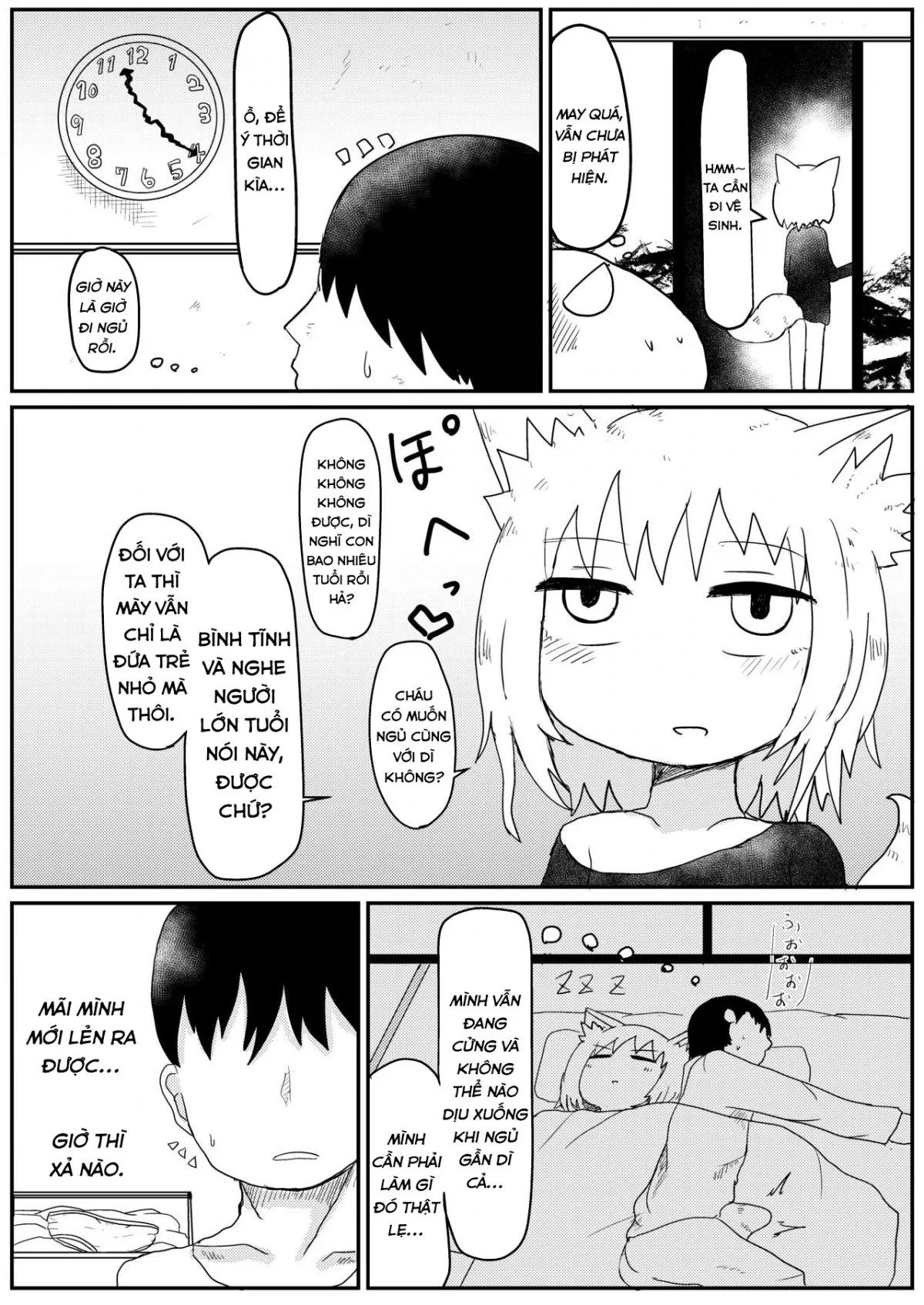 HentaiVN.net - Ảnh 8 - Mẹ Loli Của Tôi Mềm Lòng Trước Lời Tán Tỉnh Của Tôi [Loli Baba Okaa-san wa Oshi ni Yowai; My Loli Baba Mama is Weak to My Advances; ロリババお義母さんは押しに弱い] - Chap 1 - Kì nghỉ hè