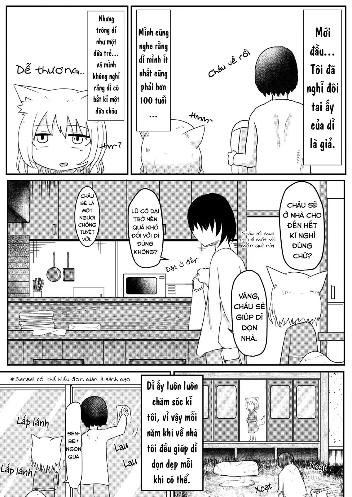 HentaiVN.net - Ảnh 5 - Mẹ Loli Của Tôi Mềm Lòng Trước Lời Tán Tỉnh Của Tôi [Loli Baba Okaa-san wa Oshi ni Yowai; My Loli Baba Mama is Weak to My Advances; ロリババお義母さんは押しに弱い] - Chap 1 - Kì nghỉ hè