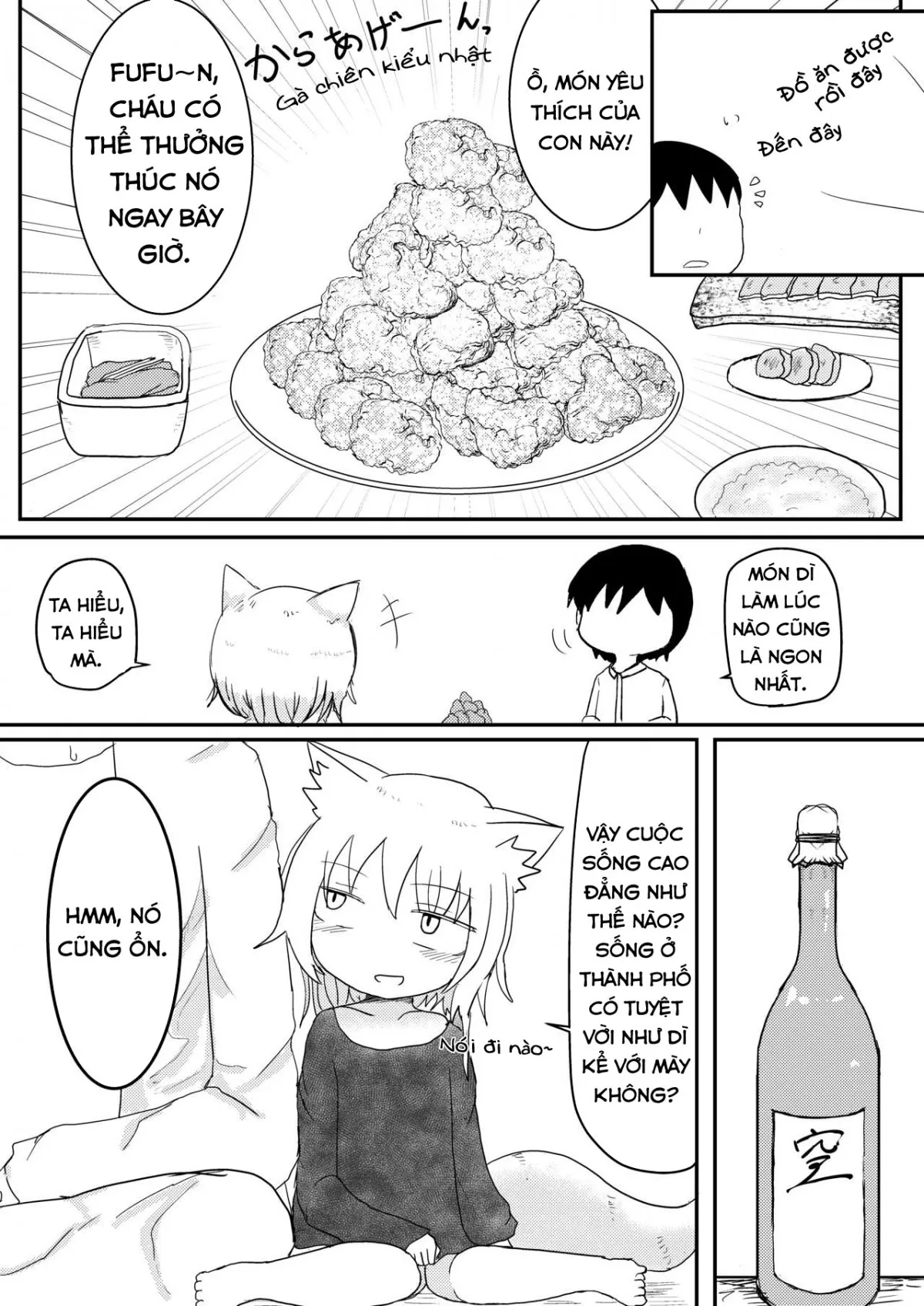 HentaiVN.net - Ảnh 6 - Mẹ Loli Của Tôi Mềm Lòng Trước Lời Tán Tỉnh Của Tôi [Loli Baba Okaa-san wa Oshi ni Yowai; My Loli Baba Mama is Weak to My Advances; ロリババお義母さんは押しに弱い] - Chap 1 - Kì nghỉ hè