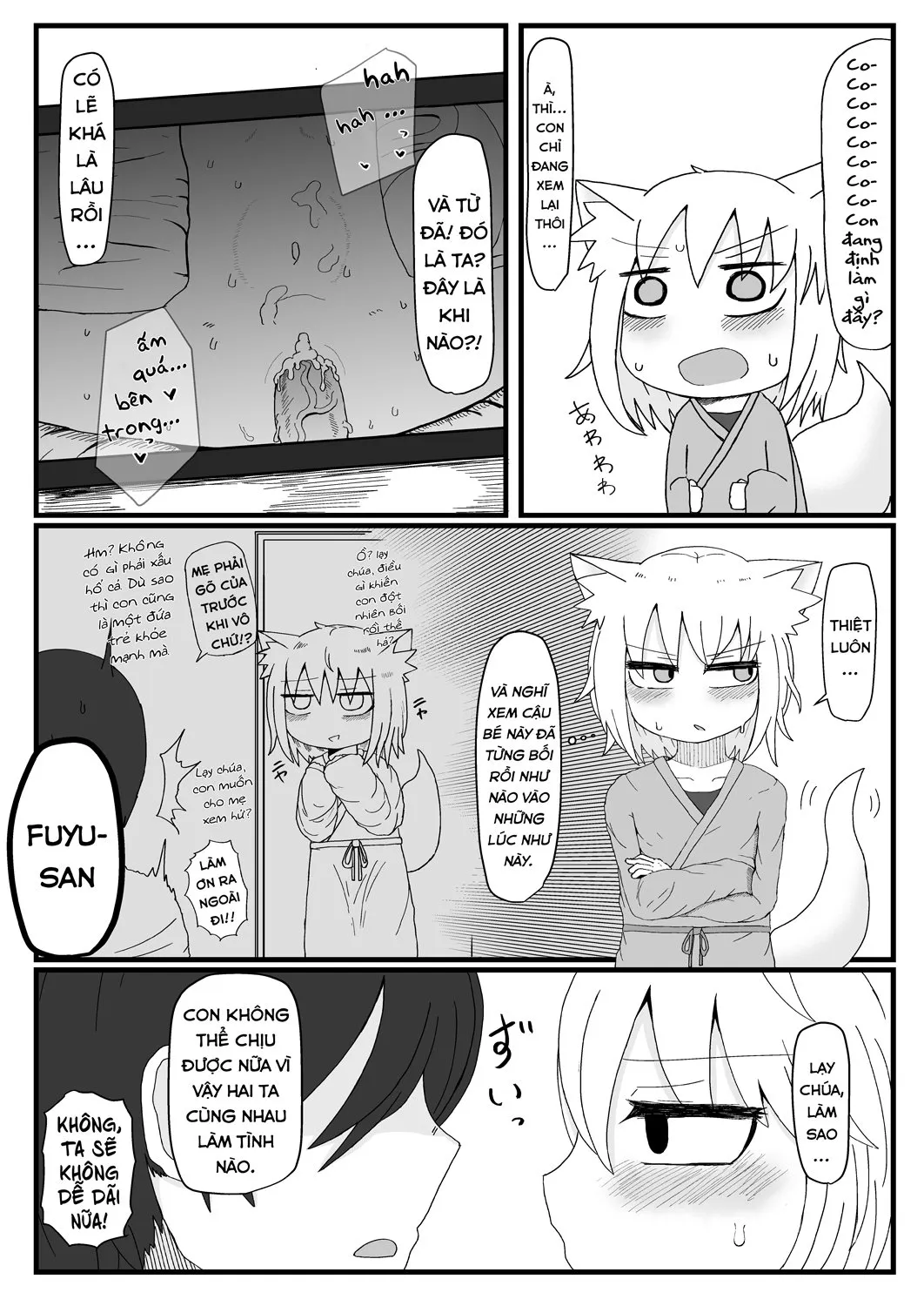 HentaiVN.net - Ảnh 18 - Mẹ Loli Của Tôi Mềm Lòng Trước Lời Tán Tỉnh Của Tôi [Loli Baba Okaa-san wa Oshi ni Yowai; My Loli Baba Mama is Weak to My Advances; ロリババお義母さんは押しに弱い] - Chap 2 - Kì nghỉ đông