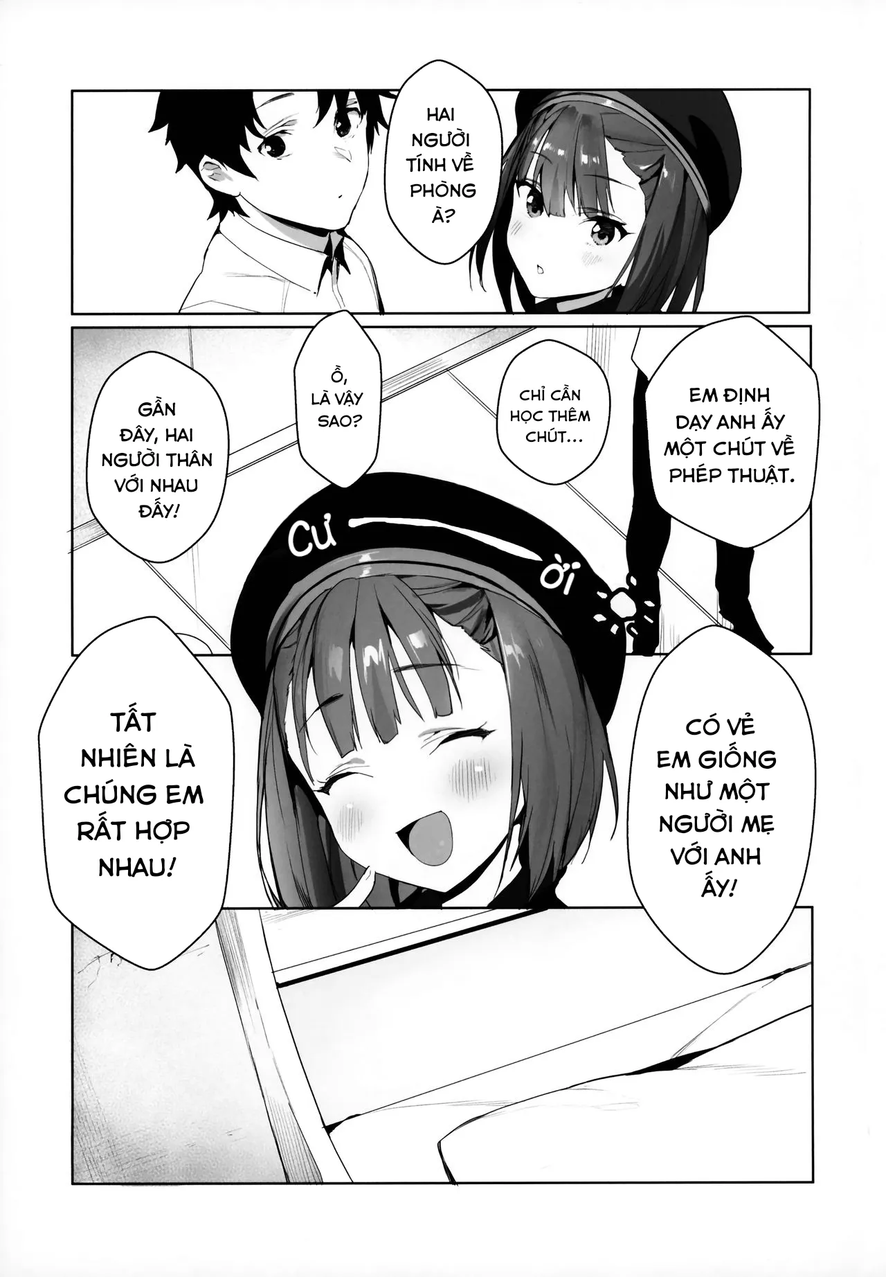 HentaiVN.net - Ảnh 3 - Học phép thuật trong phòng ngủ [In my room] - Oneshot