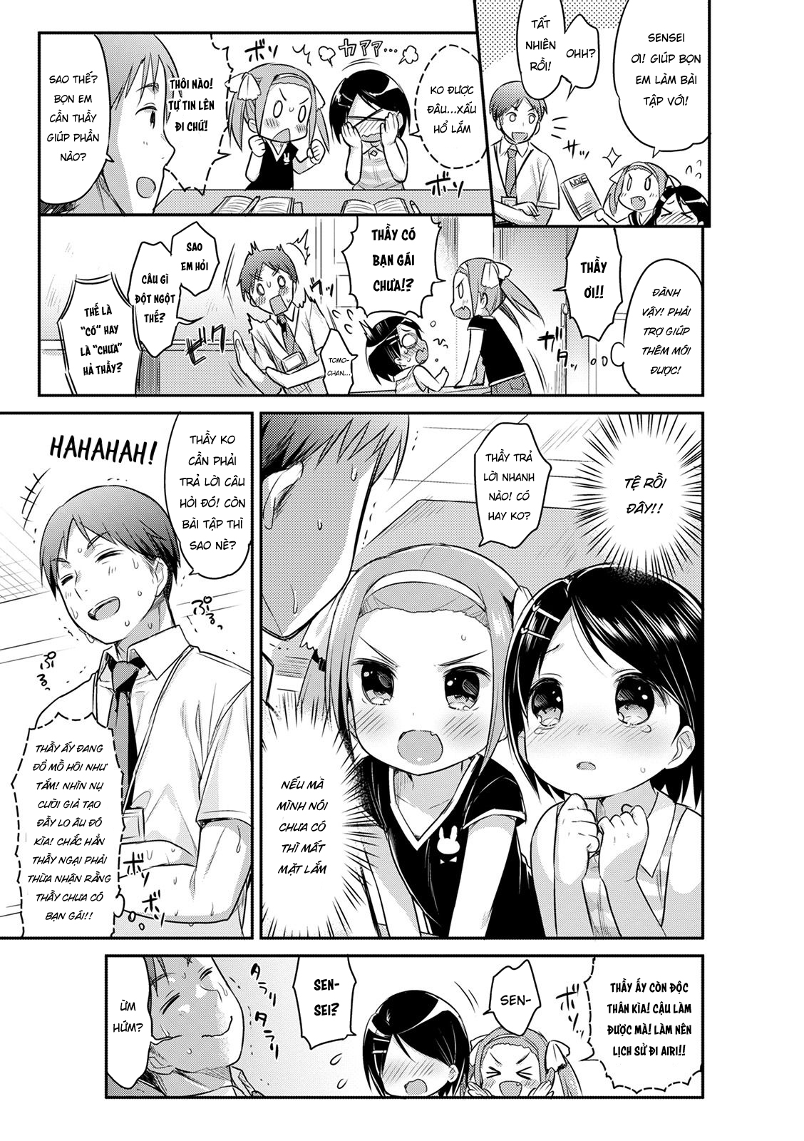 HentaiVN.net - Ảnh 5 - Sensei yêu dấu của chúng em [Daisuki Sensation; A Beloved Sensei-tion] - Oneshot