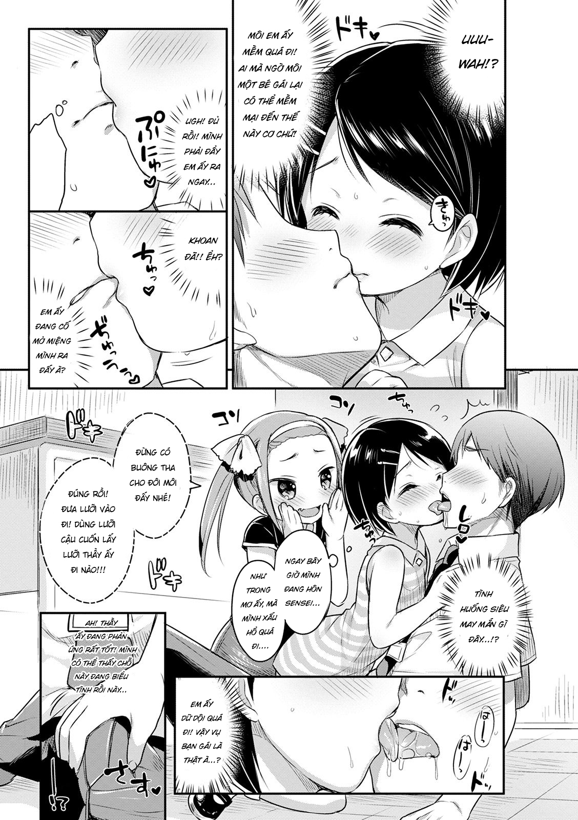 HentaiVN.net - Ảnh 7 - Sensei yêu dấu của chúng em [Daisuki Sensation; A Beloved Sensei-tion] - Oneshot