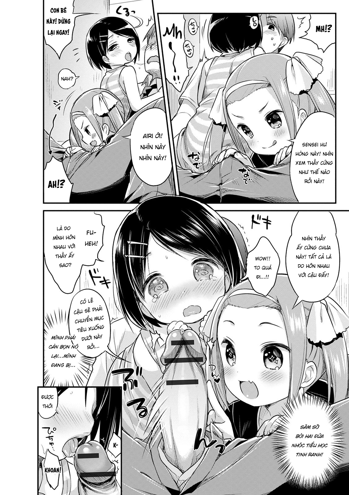 HentaiVN.net - Ảnh 8 - Sensei yêu dấu của chúng em [Daisuki Sensation; A Beloved Sensei-tion] - Oneshot