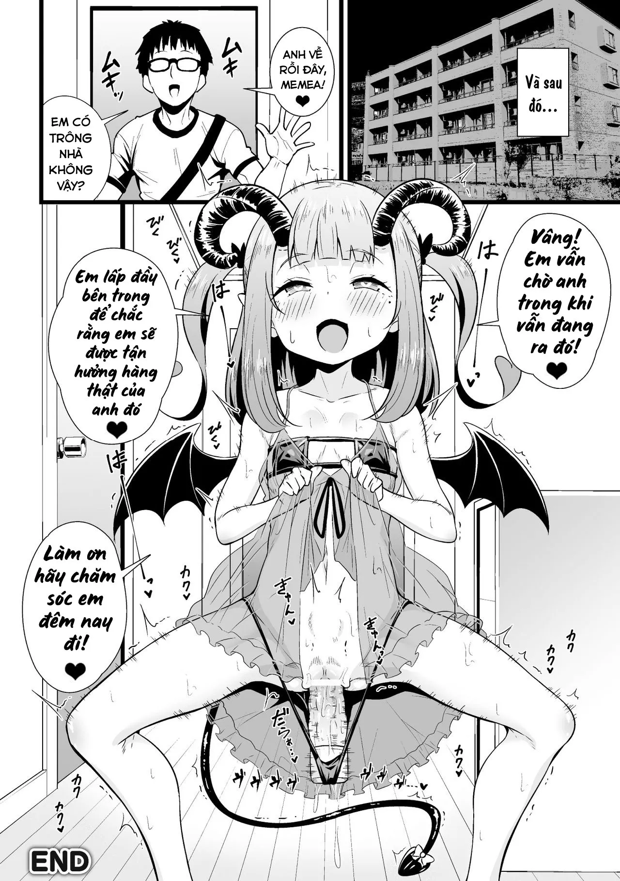 HentaiVN.net - Ảnh 22 - Trừng phạt bé Succubus dâm đãng [2D Comic Magazine Mesugaki Succubus Seisai Namaiki Aka-chan Heya o Wakarase-bou de Kousei Knock Vol. 2; Punishing a Bratty Young Succubus Vol. 2; 二次元コミックマガジン メスガキサキュバス制裁 ナマイキ赤ちゃん部屋をわからせ棒で更生ノック Vol.2] - Chap 1 - Memea