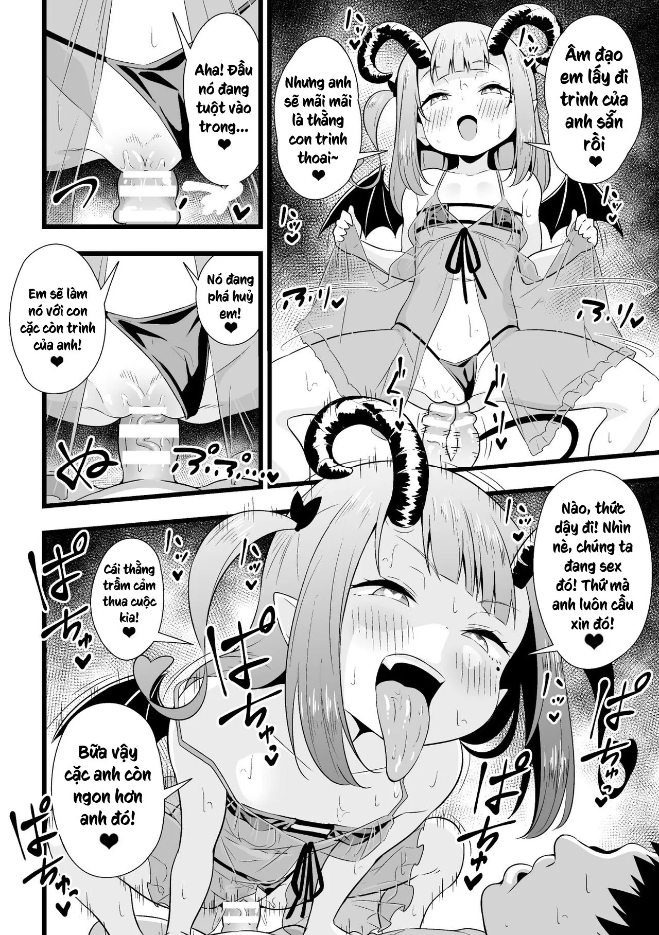 HentaiVN.net - Ảnh 6 - Trừng phạt bé Succubus dâm đãng [2D Comic Magazine Mesugaki Succubus Seisai Namaiki Aka-chan Heya o Wakarase-bou de Kousei Knock Vol. 2; Punishing a Bratty Young Succubus Vol. 2; 二次元コミックマガジン メスガキサキュバス制裁 ナマイキ赤ちゃん部屋をわからせ棒で更生ノック Vol.2] - Chap 1 - Memea