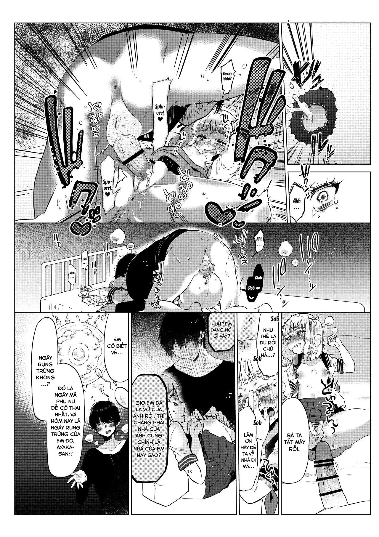 HentaiVN.net - Ảnh 20 - Làm vợ anh nhé ayaka-san [Schoolgirl Aya-chan's Ovulation Day ~Confinement Leads To Fucking Raw~] - Oneshot