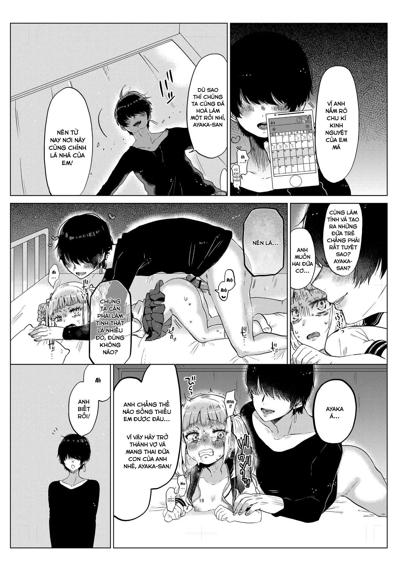 HentaiVN.net - Ảnh 21 - Làm vợ anh nhé ayaka-san [Schoolgirl Aya-chan's Ovulation Day ~Confinement Leads To Fucking Raw~] - Oneshot