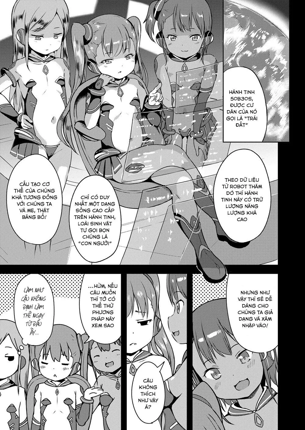 HentaiVN.net - Ảnh 3 - Em Loli Từ Vũ Trụ [Sora kara Yattekita; She Arrived From the Skies] - Oneshot
