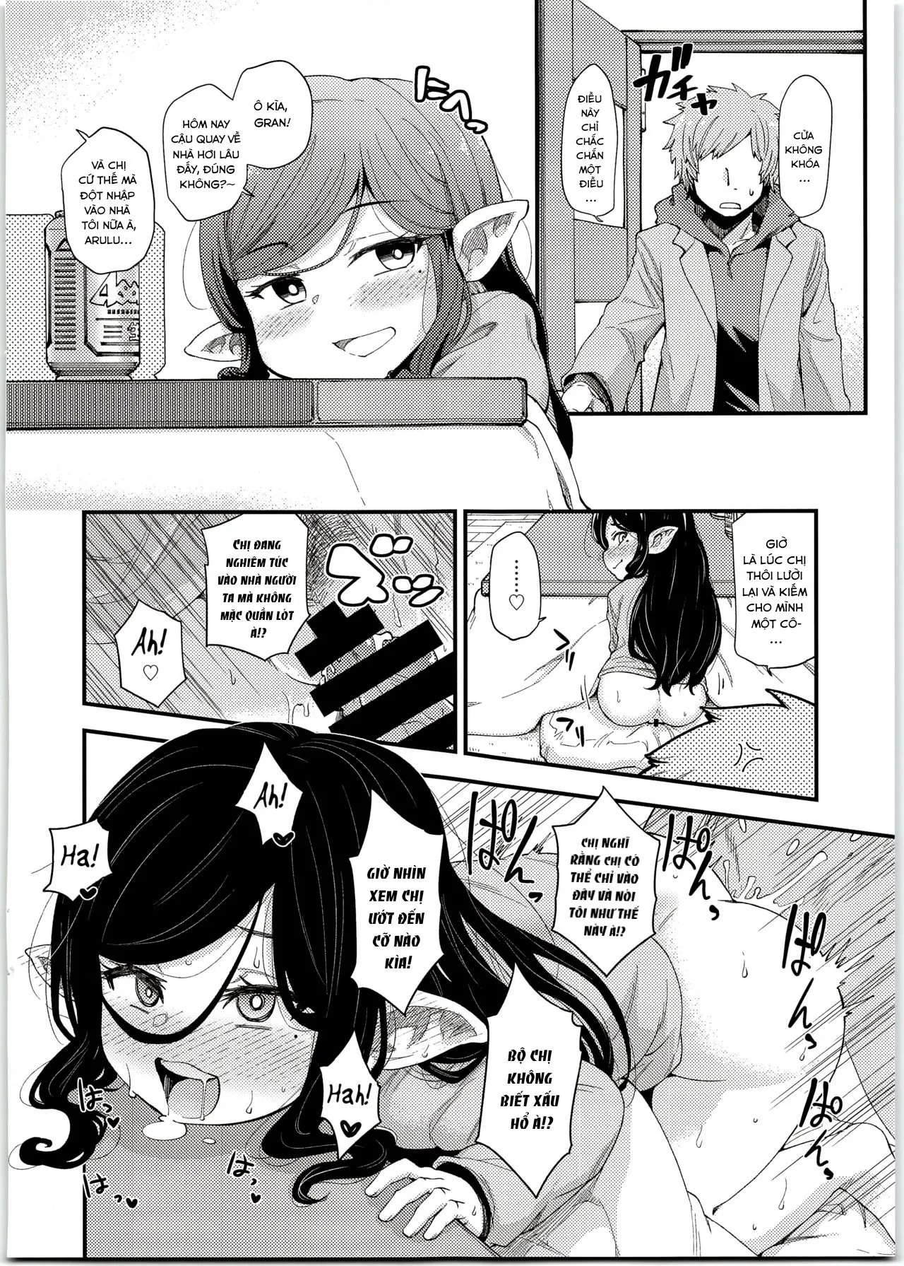 HentaiVN.net - Ảnh 4 - Harvin Harem Apart Ecchi Hen - Oneshot