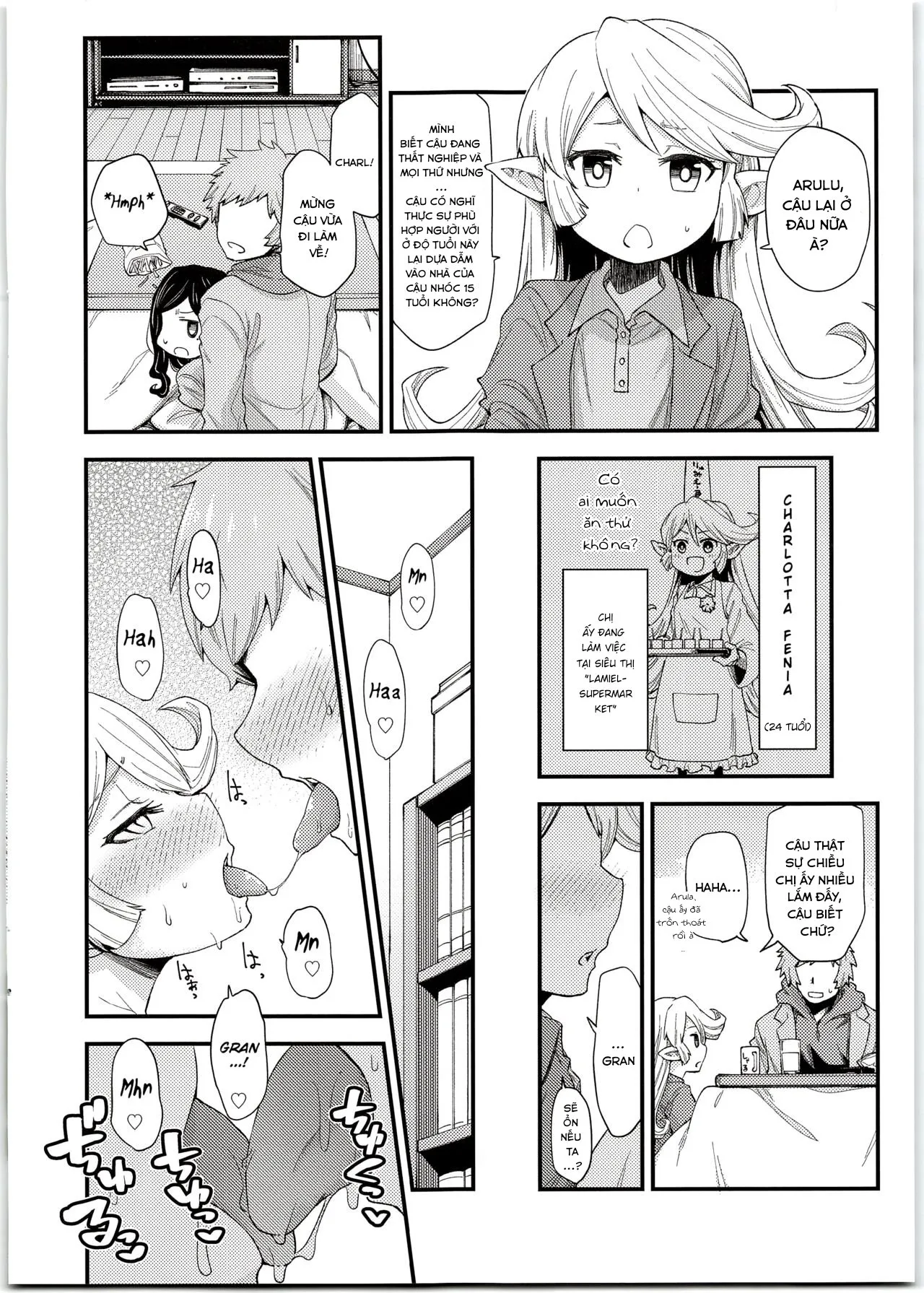 HentaiVN.net - Ảnh 6 - Harvin Harem Apart Ecchi Hen - Oneshot