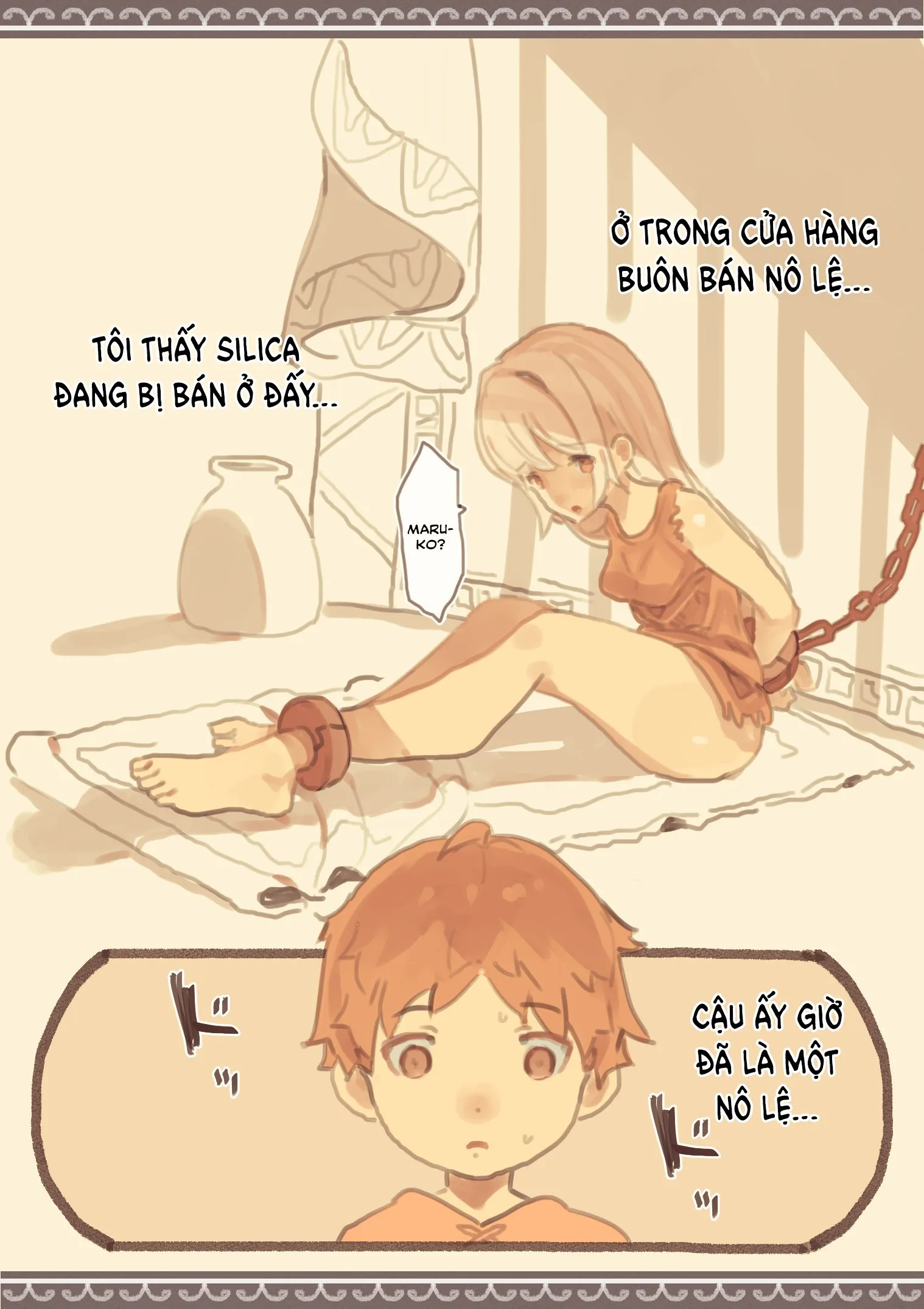HentaiVN.net - Ảnh 3 - Cô Bạn Của Tôi Trở Thành Món Hàng Trong Chợ Nô Lệ [Tomodachi Ga Dorei Ichiba Ni Urareteta; My Friend Was Sold Into The Slave Market] - Oneshot