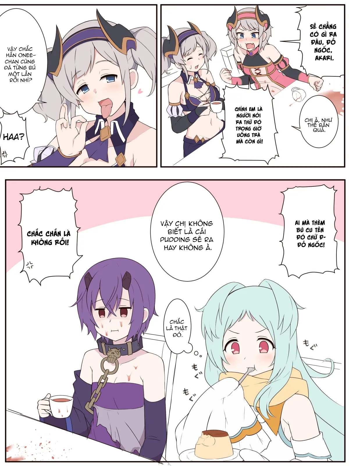 HentaiVN.net - Ảnh 4 - Câu chuyện về Miyako và chiếc bánh pudding cặk [Miyako to Ochinpo Purin no Ohanashi, The Story of Miyako-chan and the Penis Pudding] - Oneshot