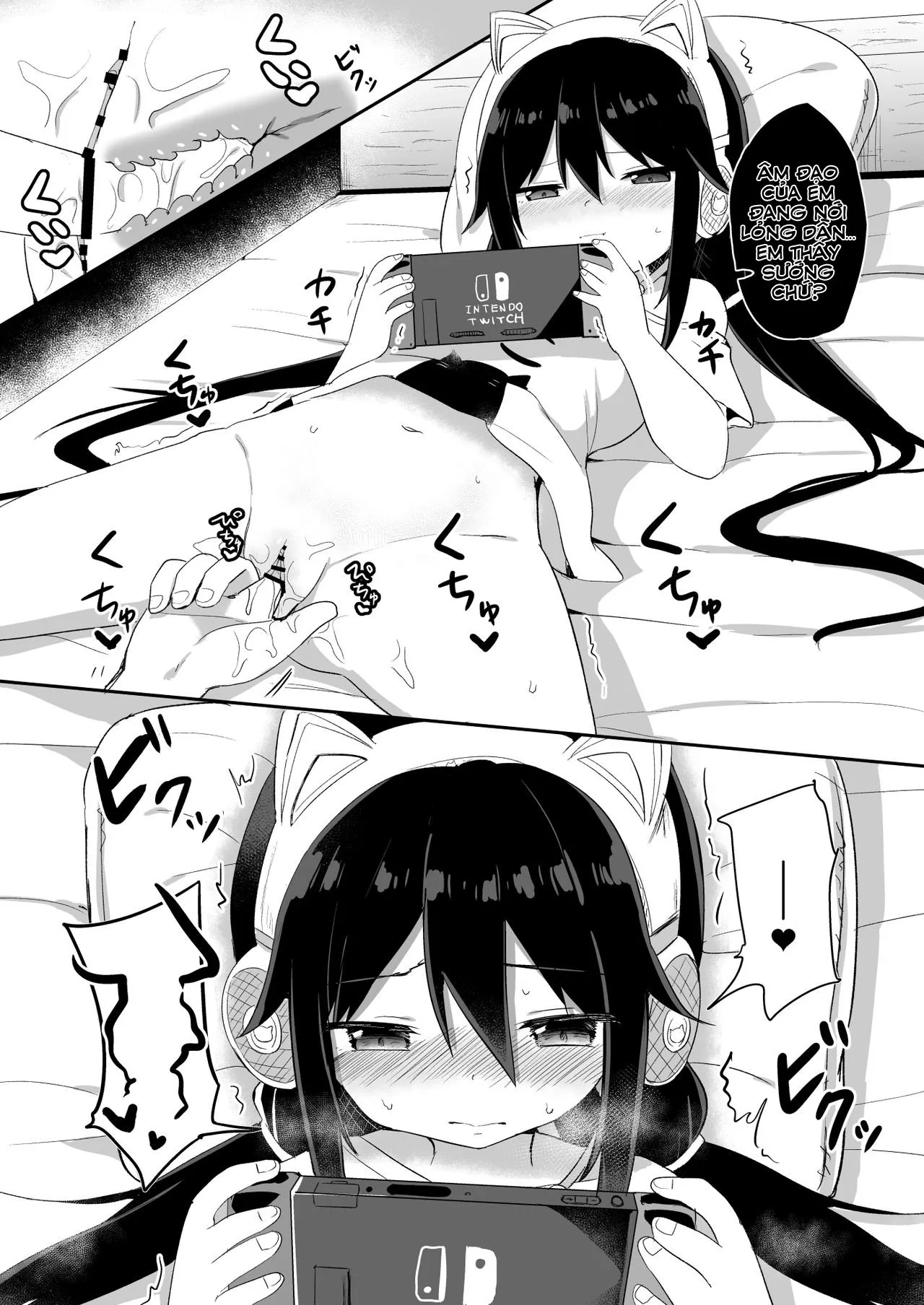 HentaiVN.net - Ảnh 12 - Đứa em trai succubus [Downer-kei Gamer Otouto ga Nii-san Sukisuki Imouto Succubus ni Naru made; From a Downer Gamer Little Brother♂ to a Little Sister♀ Succubus Who Loves Nii-san; ダウナー系ゲーマー弟が兄さん好き好き妹サキュバスになるまで] - Oneshot - Ngọt