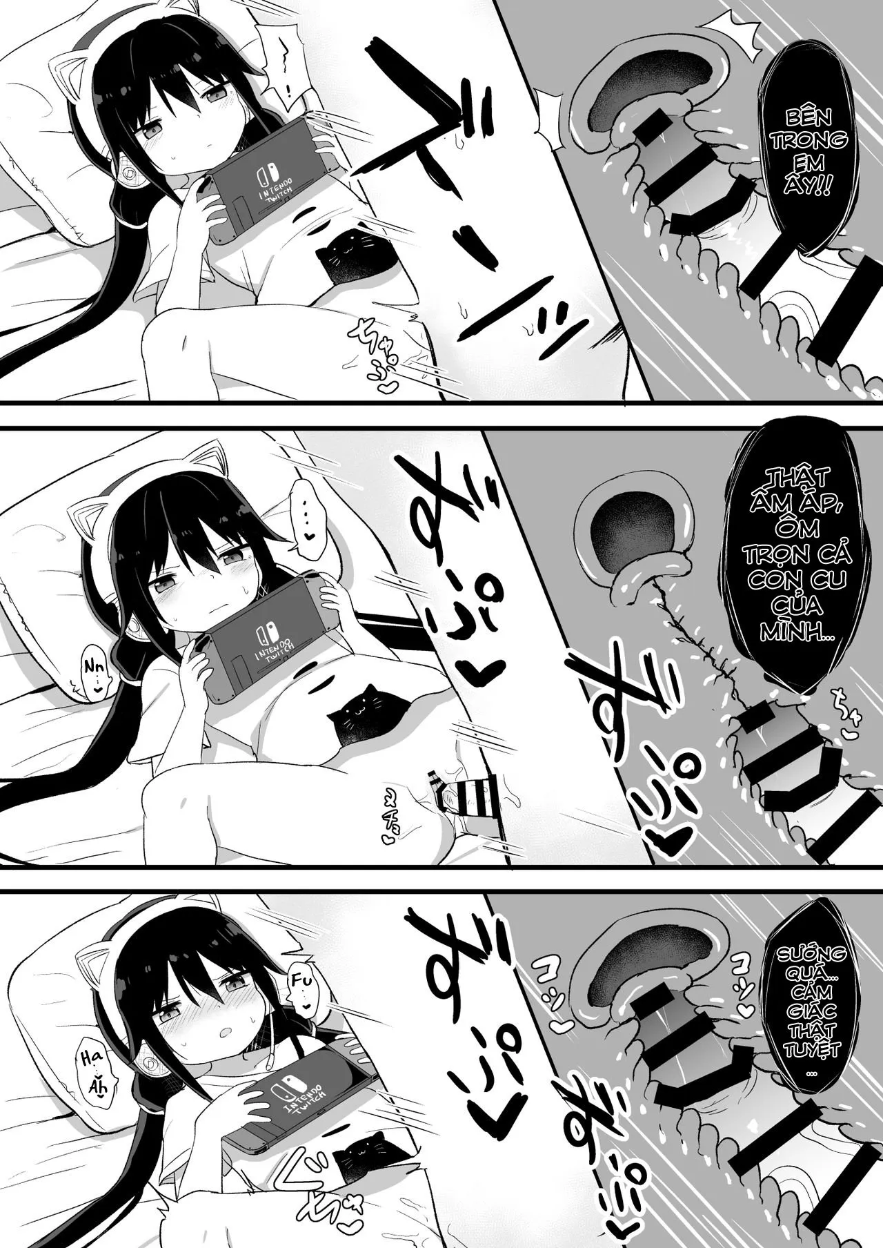 HentaiVN.net - Ảnh 15 - Đứa em trai succubus [Downer-kei Gamer Otouto ga Nii-san Sukisuki Imouto Succubus ni Naru made; From a Downer Gamer Little Brother♂ to a Little Sister♀ Succubus Who Loves Nii-san; ダウナー系ゲーマー弟が兄さん好き好き妹サキュバスになるまで] - Oneshot - Ngọt