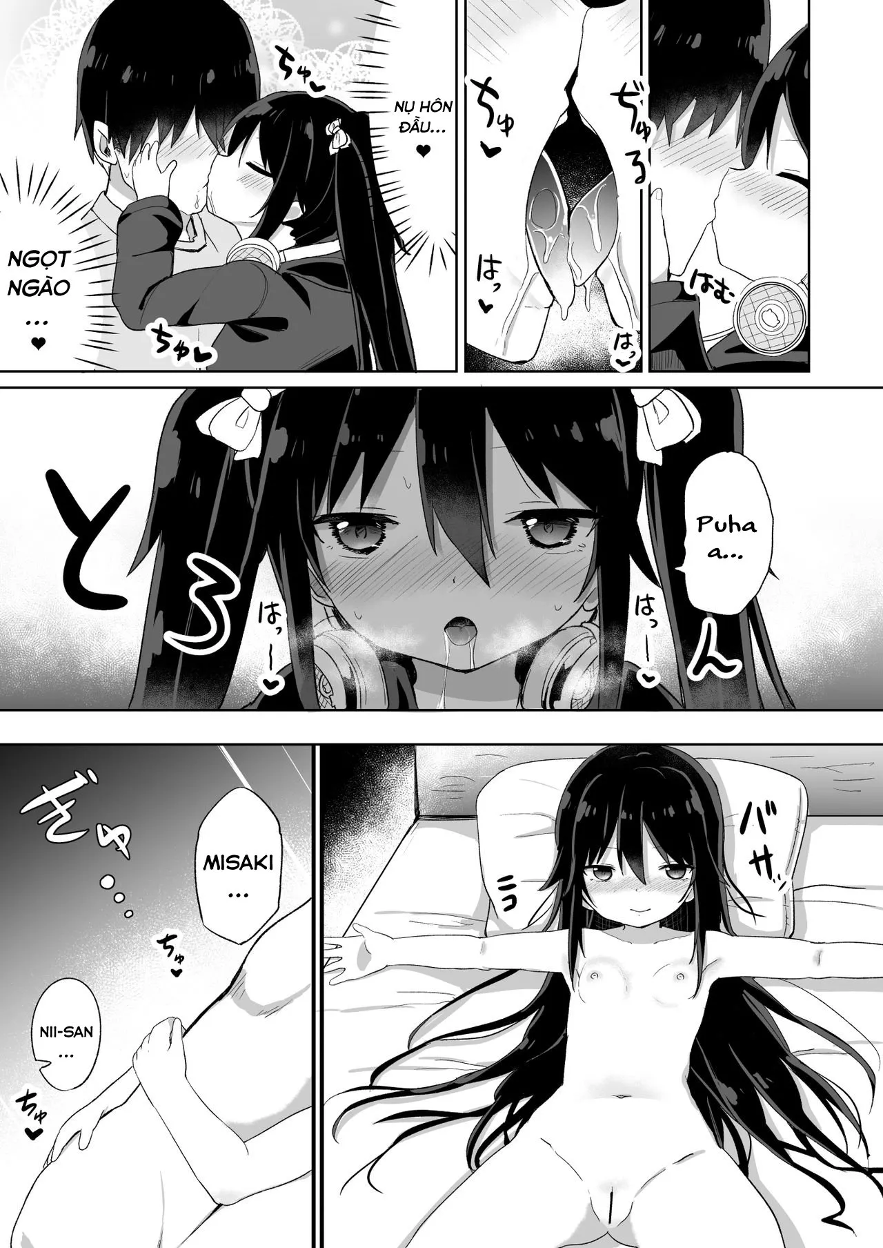 HentaiVN.net - Ảnh 28 - Đứa em trai succubus [Downer-kei Gamer Otouto ga Nii-san Sukisuki Imouto Succubus ni Naru made; From a Downer Gamer Little Brother♂ to a Little Sister♀ Succubus Who Loves Nii-san; ダウナー系ゲーマー弟が兄さん好き好き妹サキュバスになるまで] - Oneshot - Ngọt